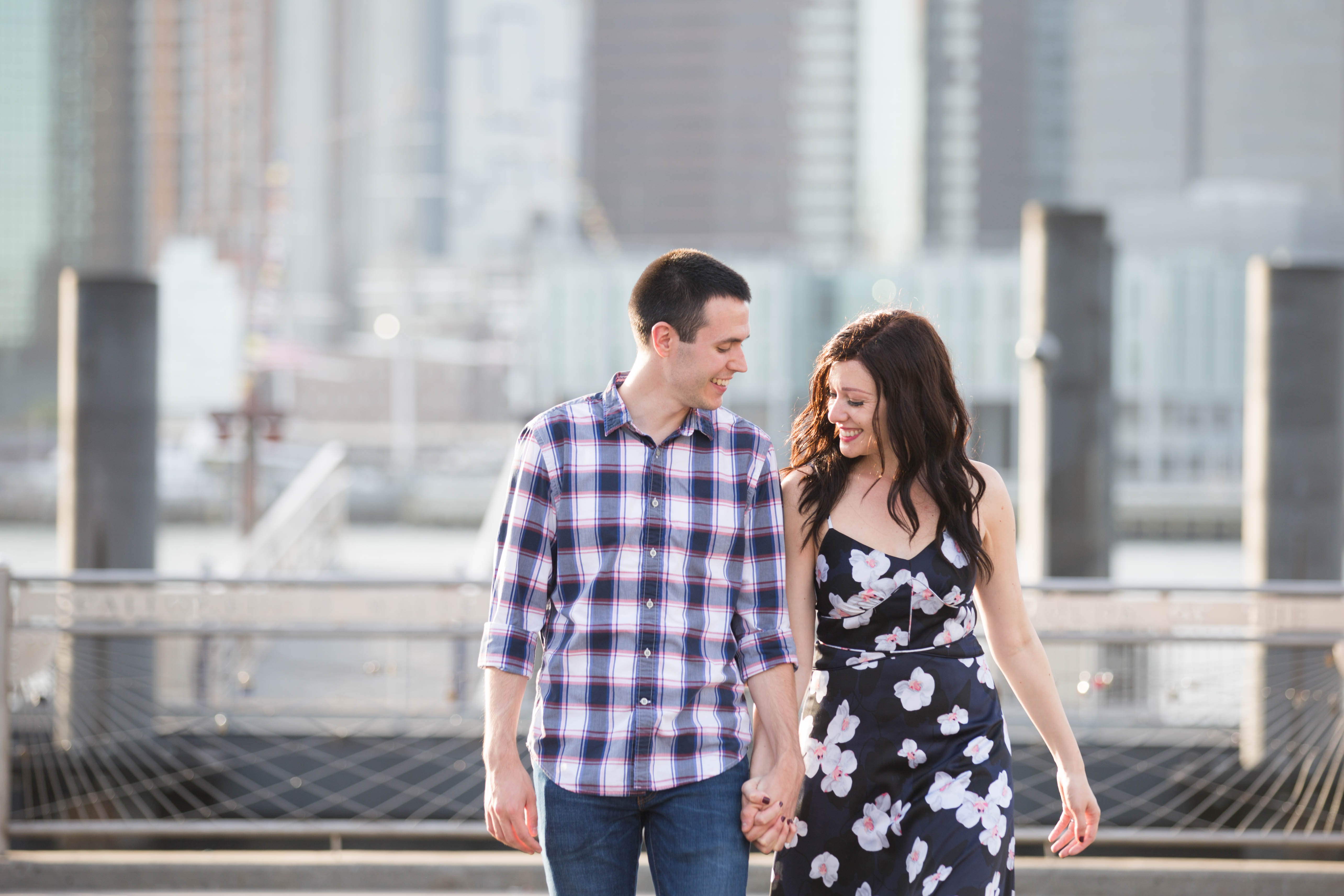 brooklyn bridge engagement photos