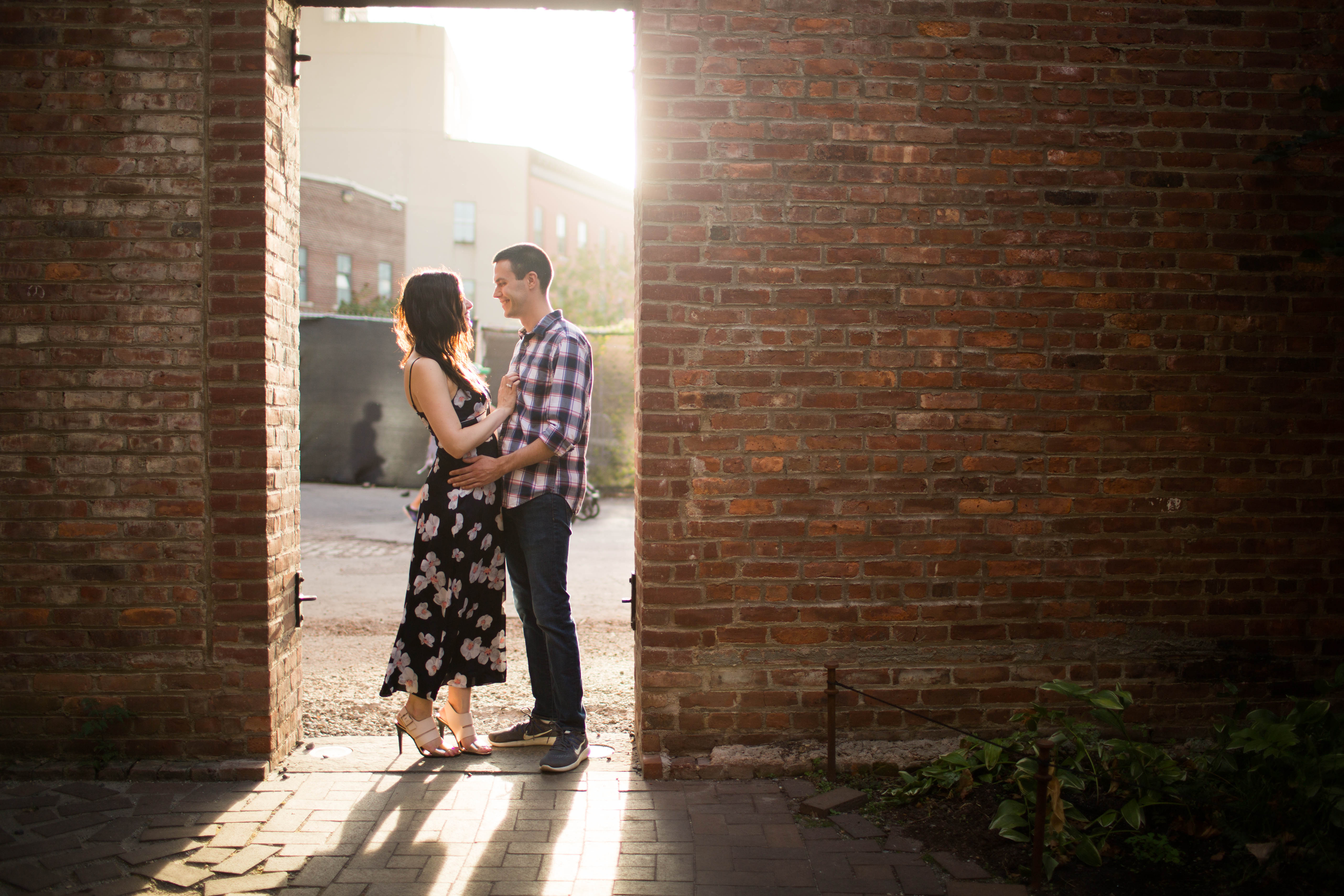 brooklyn bridge engagement photos