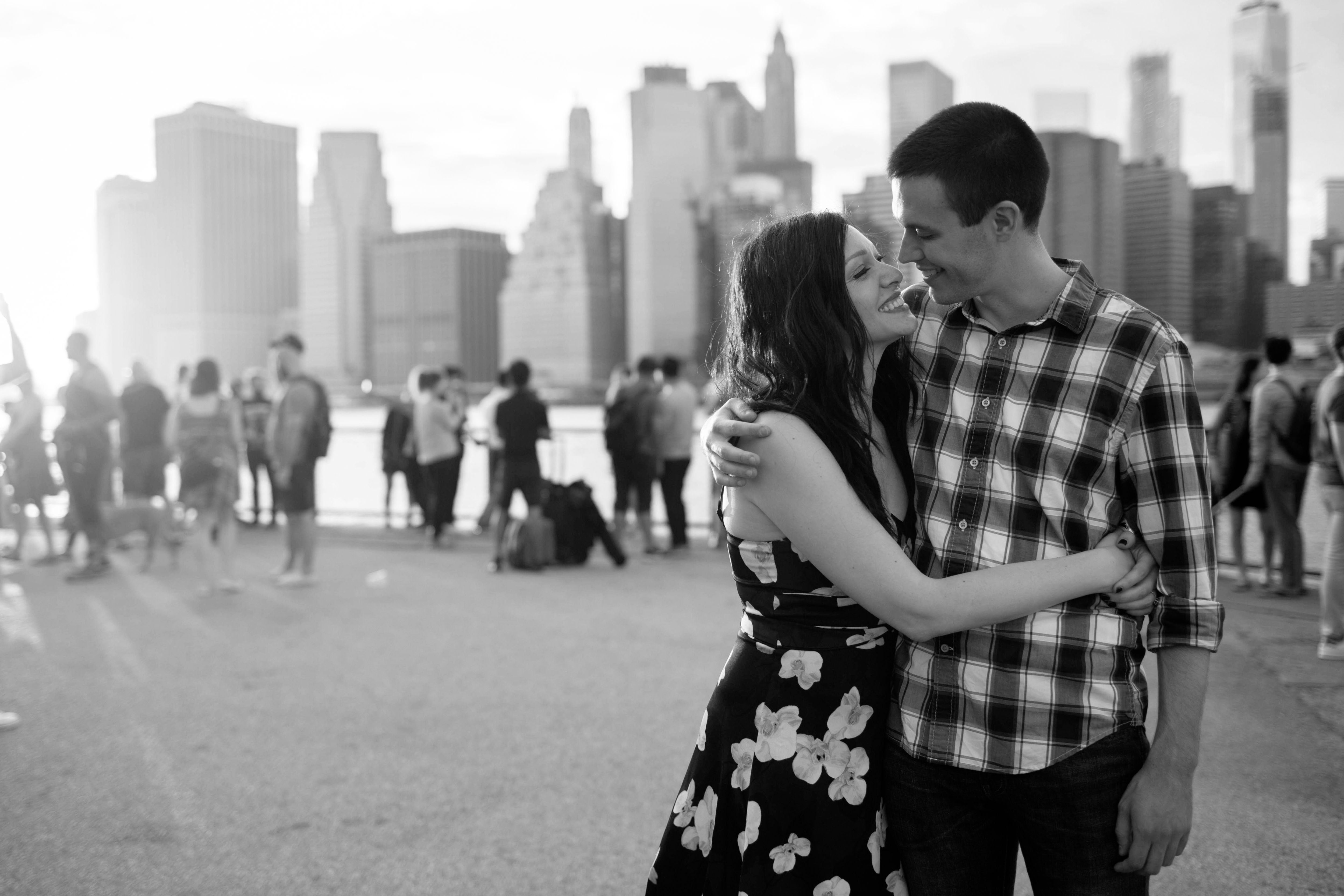 brooklyn bridge engagement photos