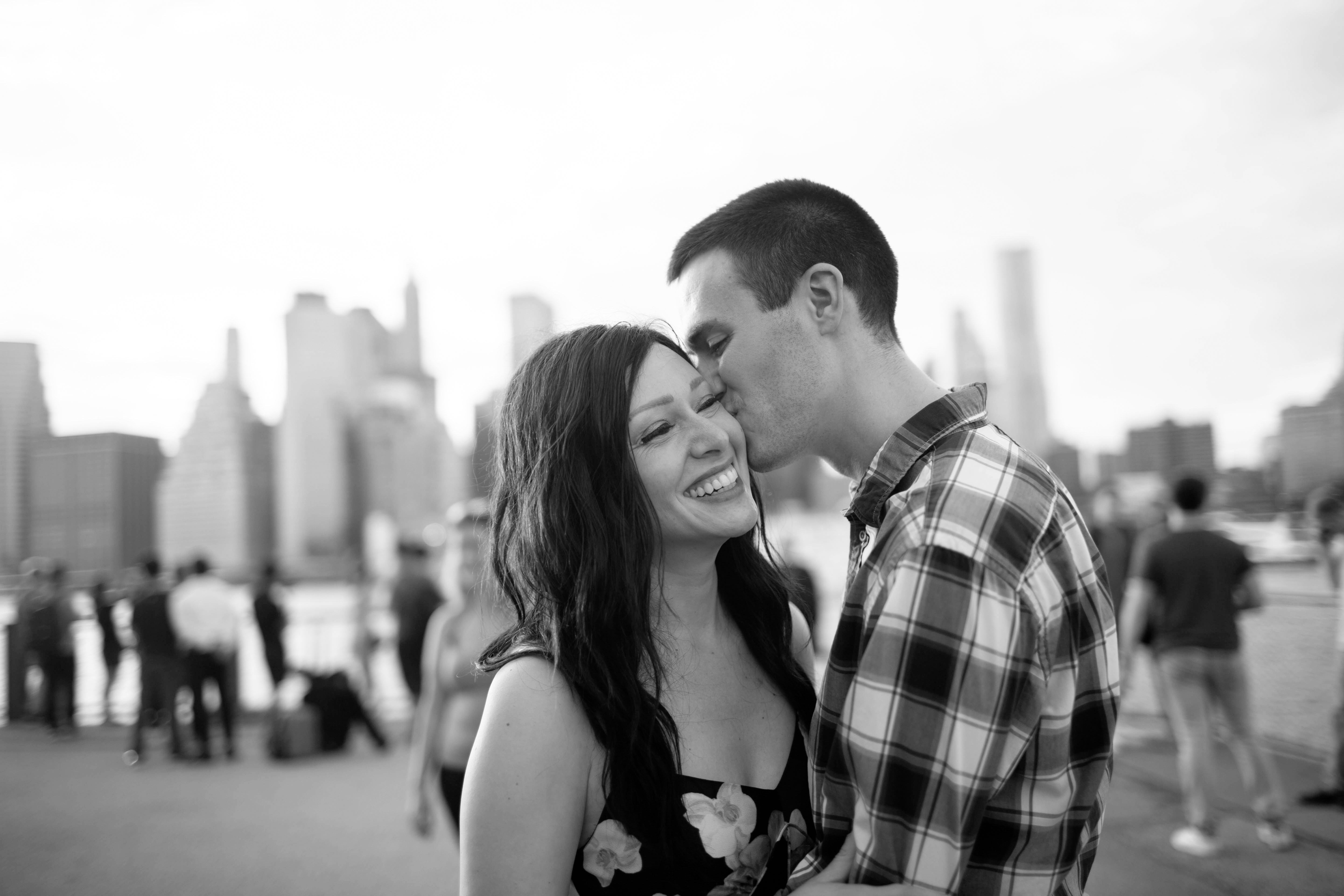 brooklyn bridge engagement photos