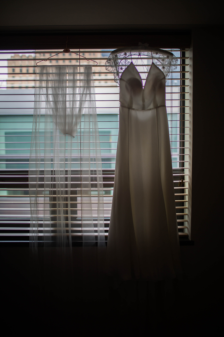 wedding dress at the conrad nyc