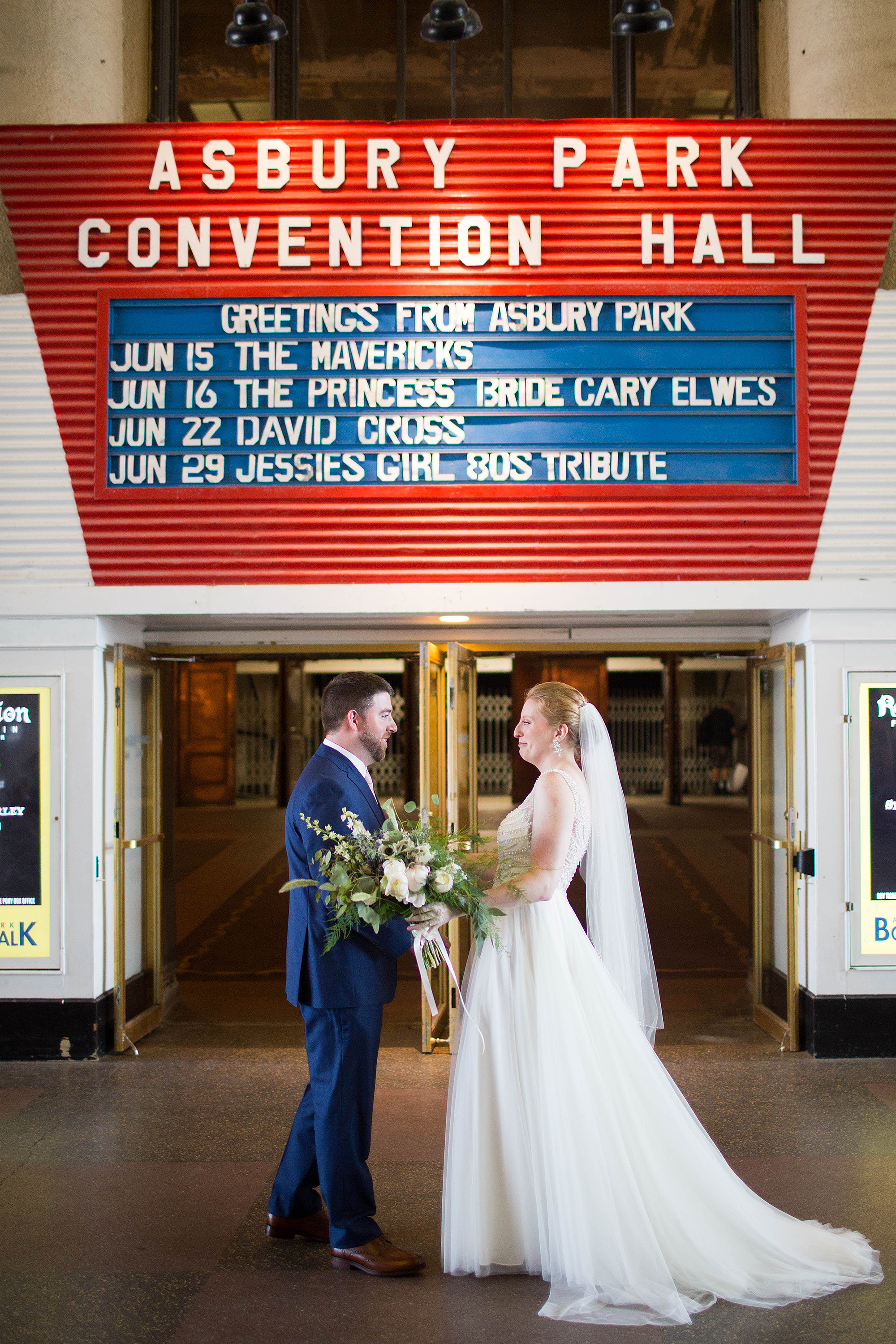 Asbury Park Convention Hall wedding photos