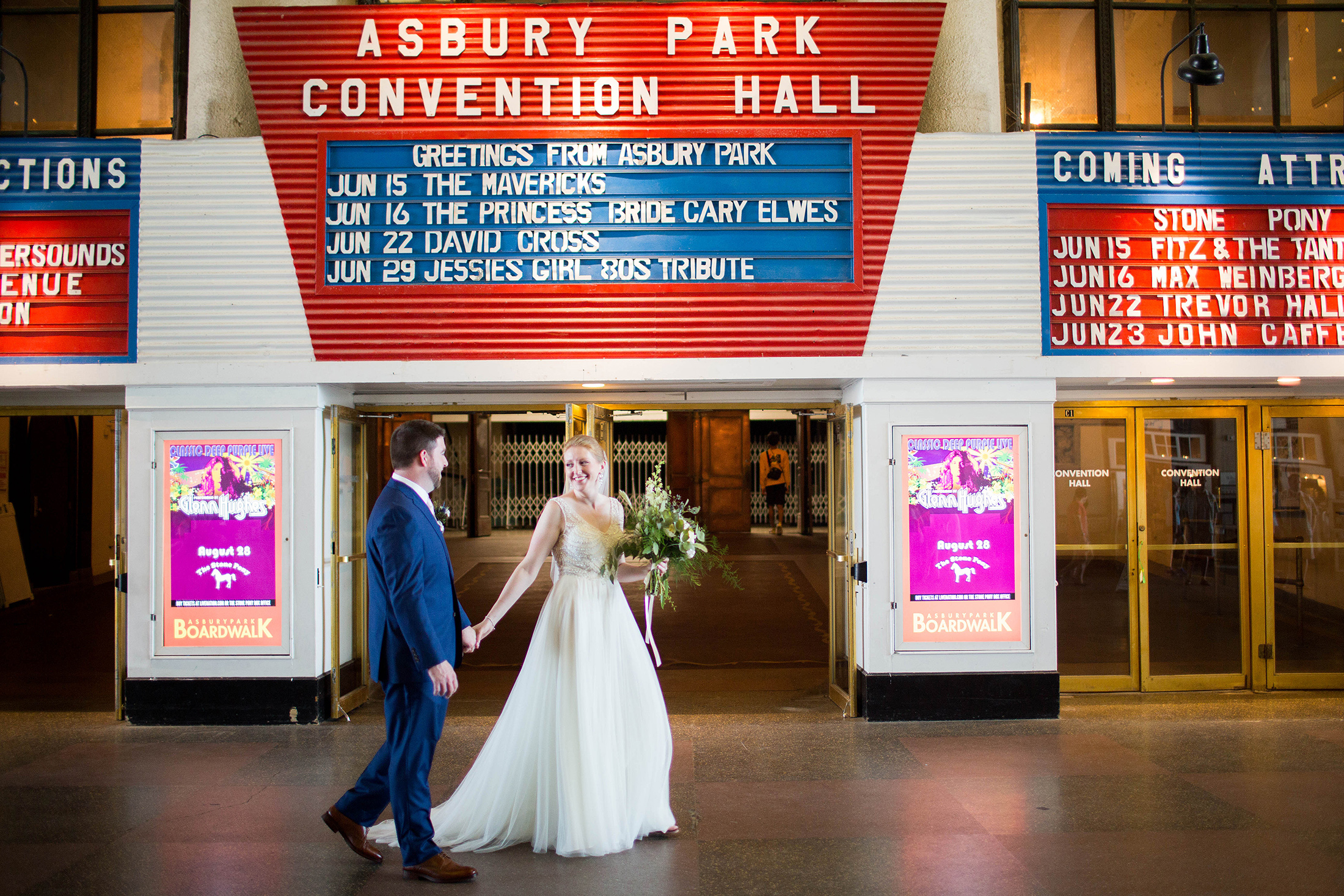 Asbury Park Convention Hall wedding photos