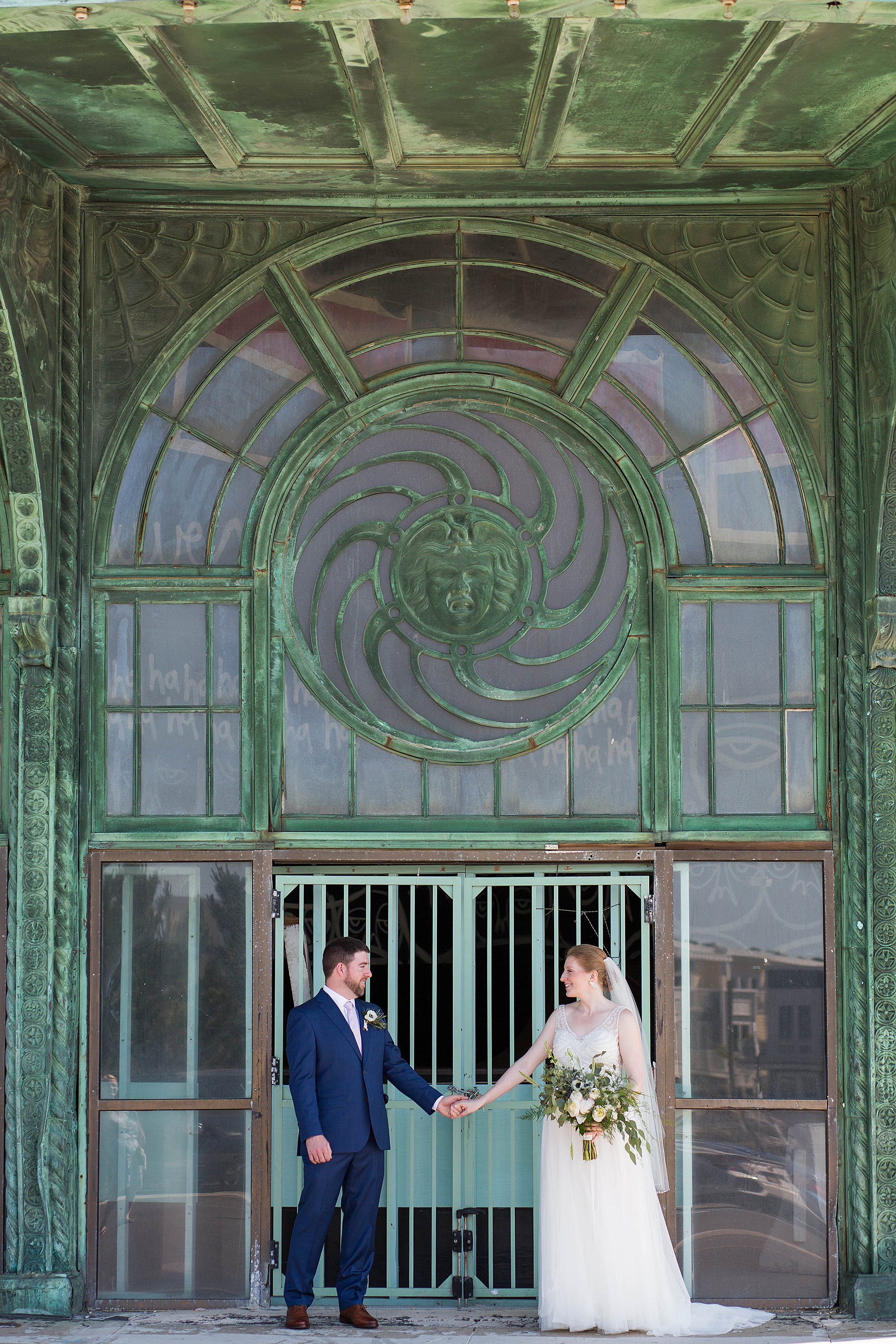 asbury park carousel wedding photos