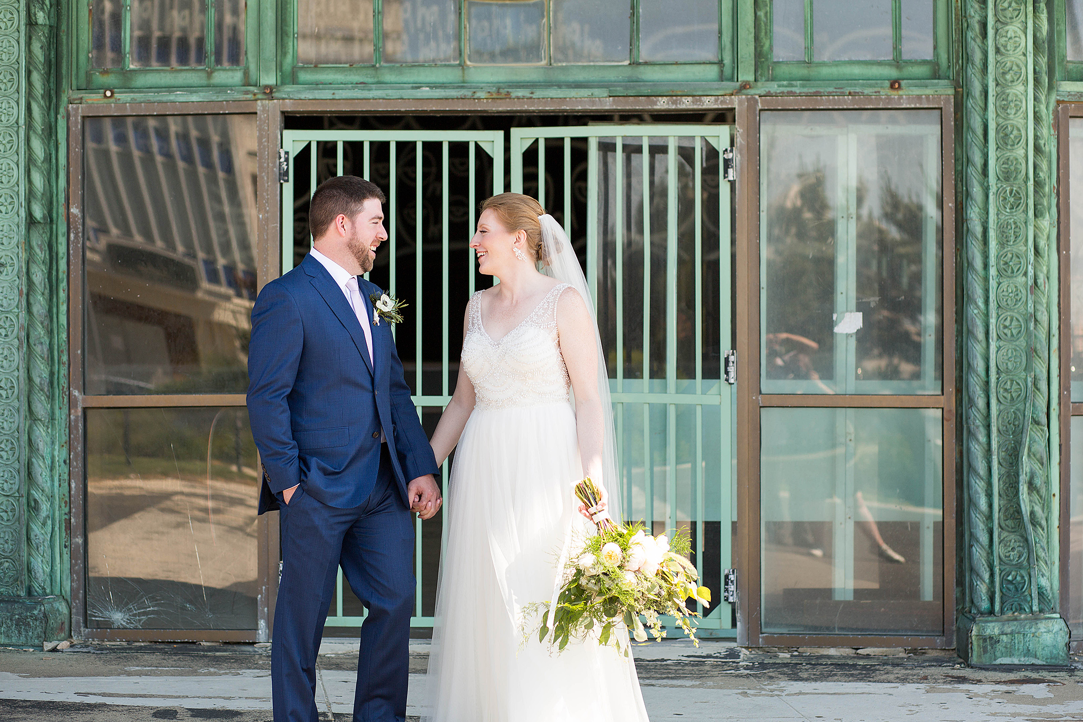 asbury park carousel wedding photos