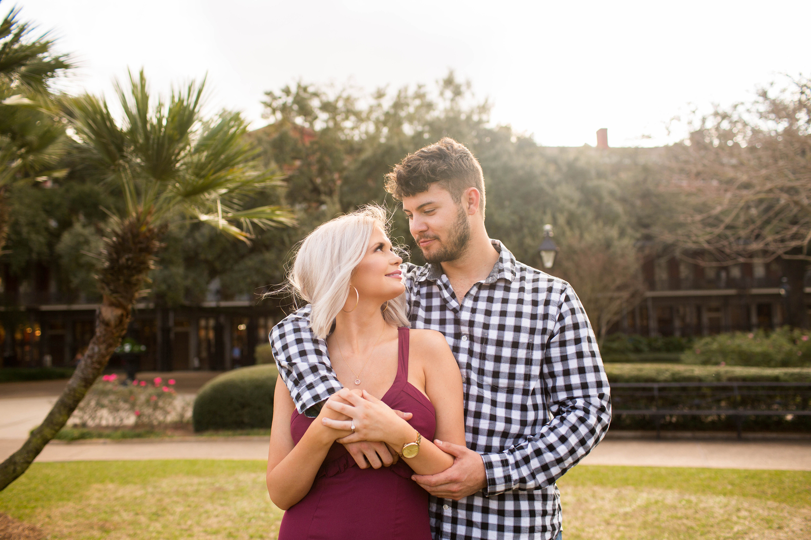New Orleans engagement session in the French Quarter