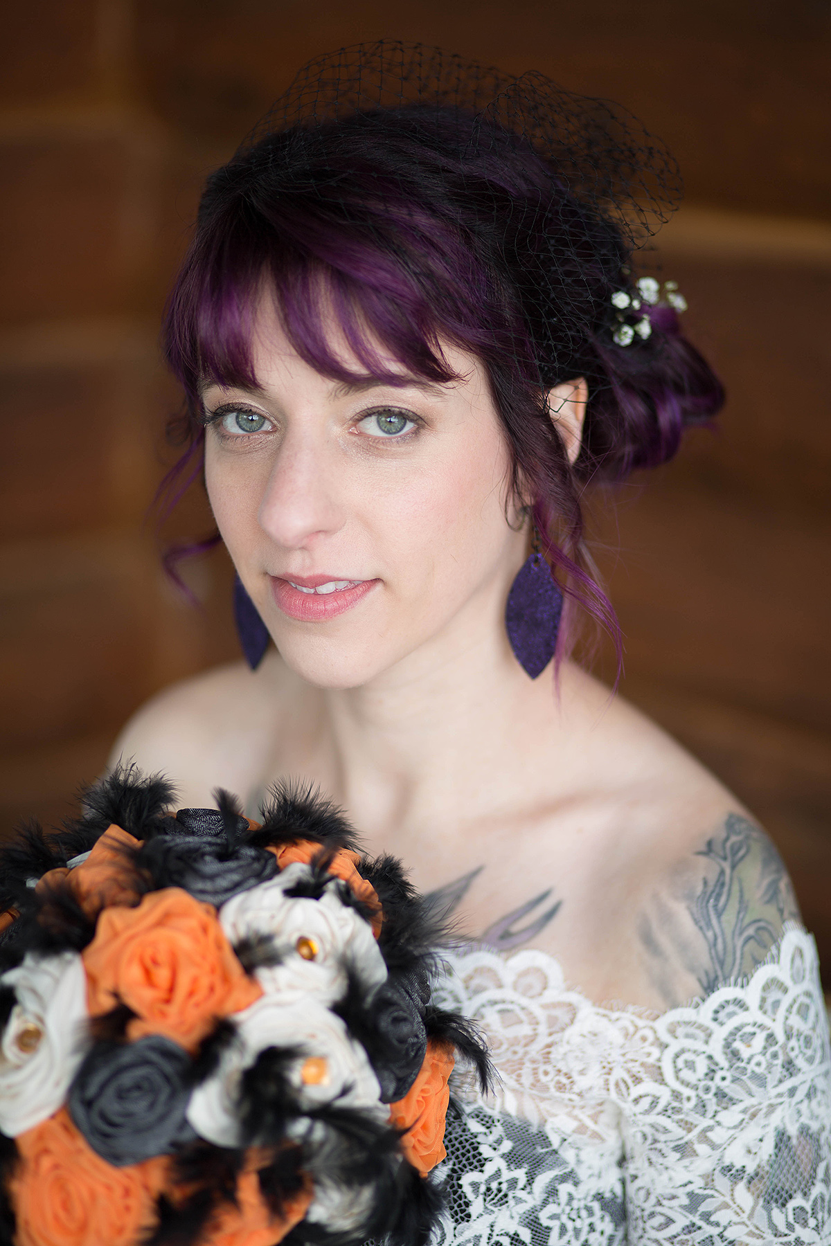 Halloween themed wedding