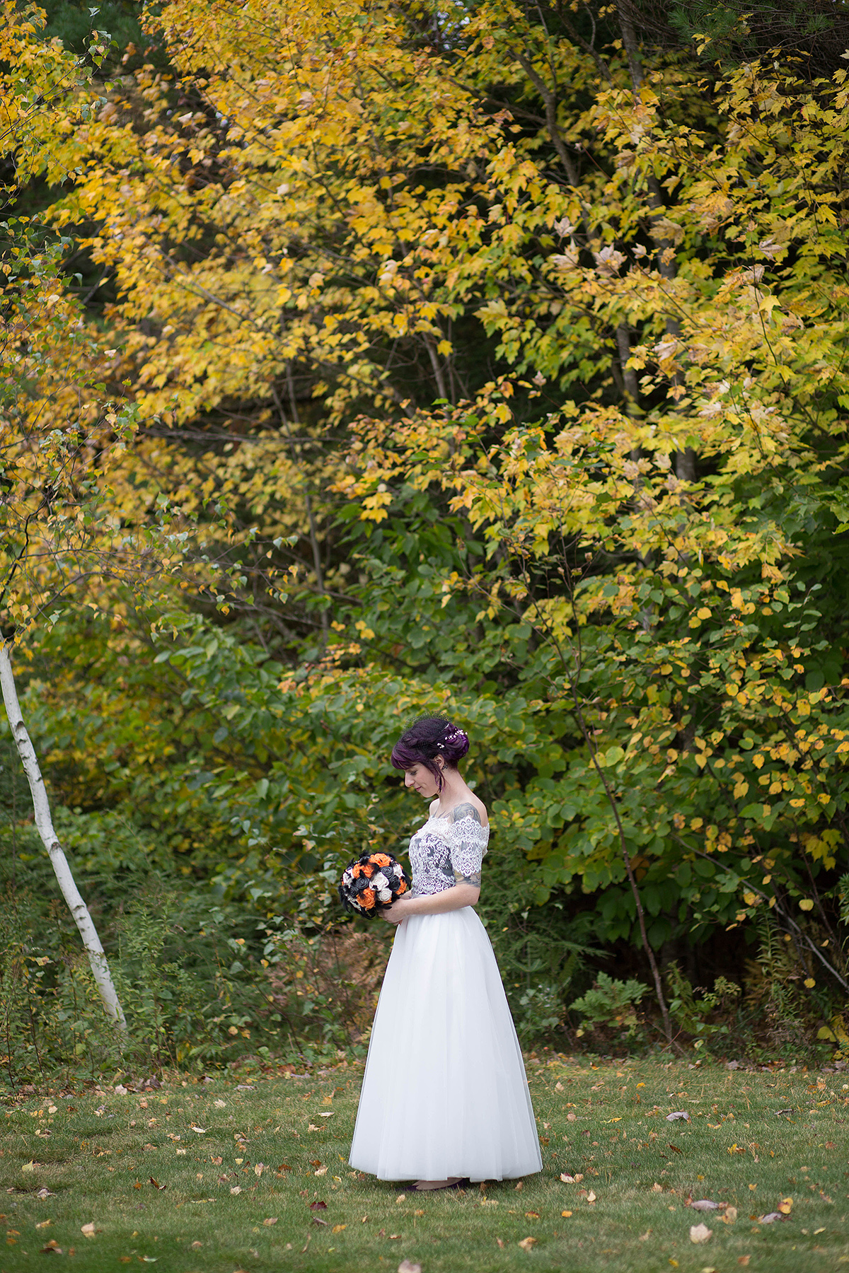 Halloween themed wedding