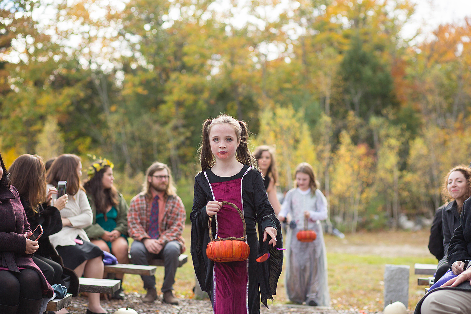 Halloween themed wedding
