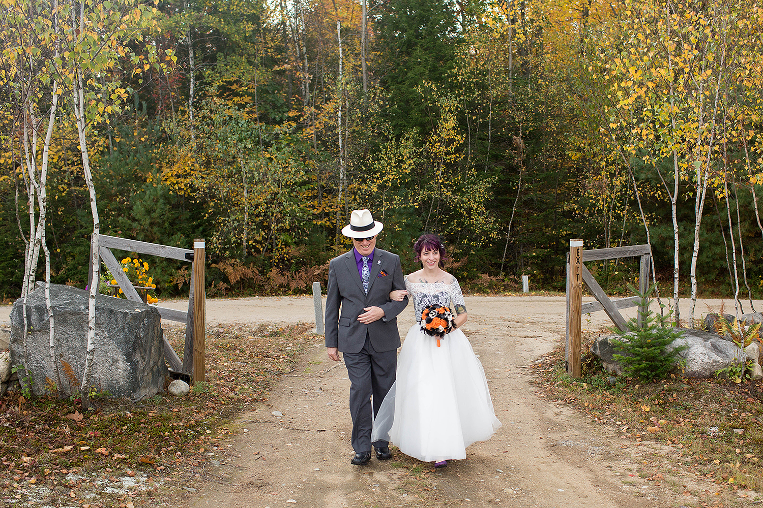 Halloween themed wedding