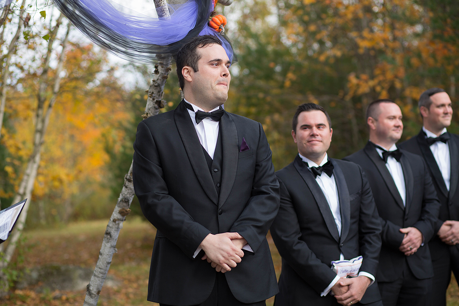 Halloween themed wedding