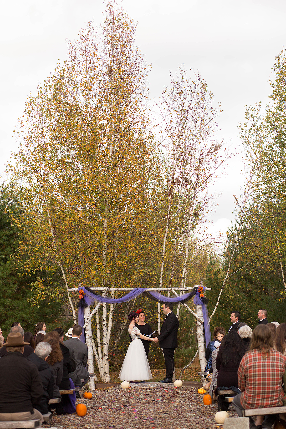 Halloween themed wedding