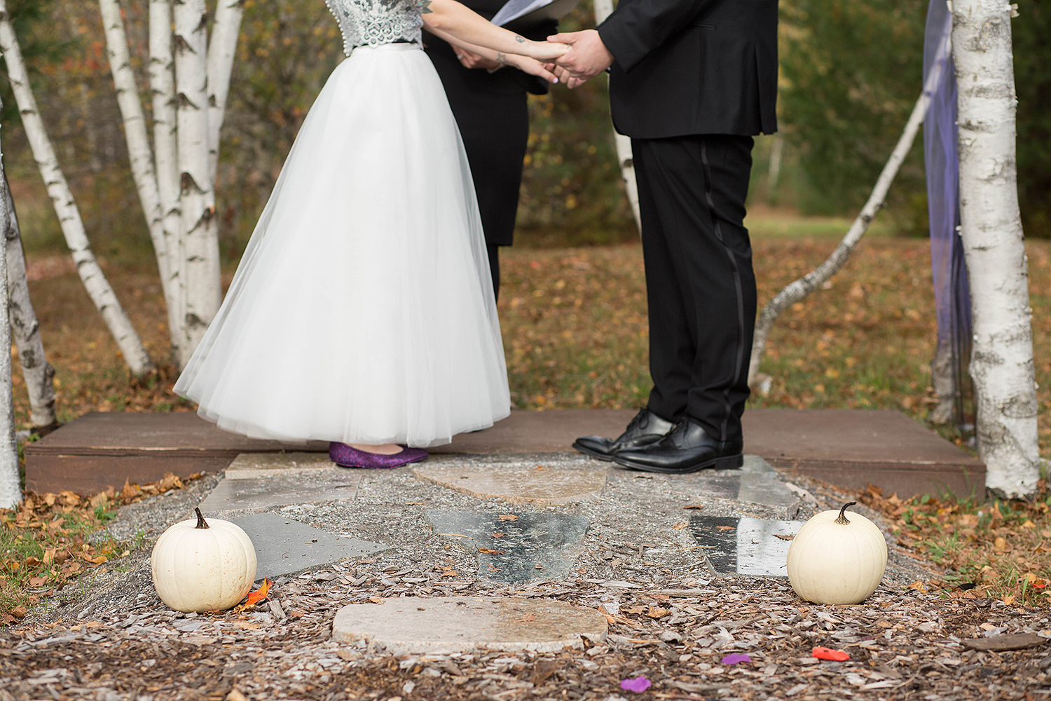 Halloween themed wedding