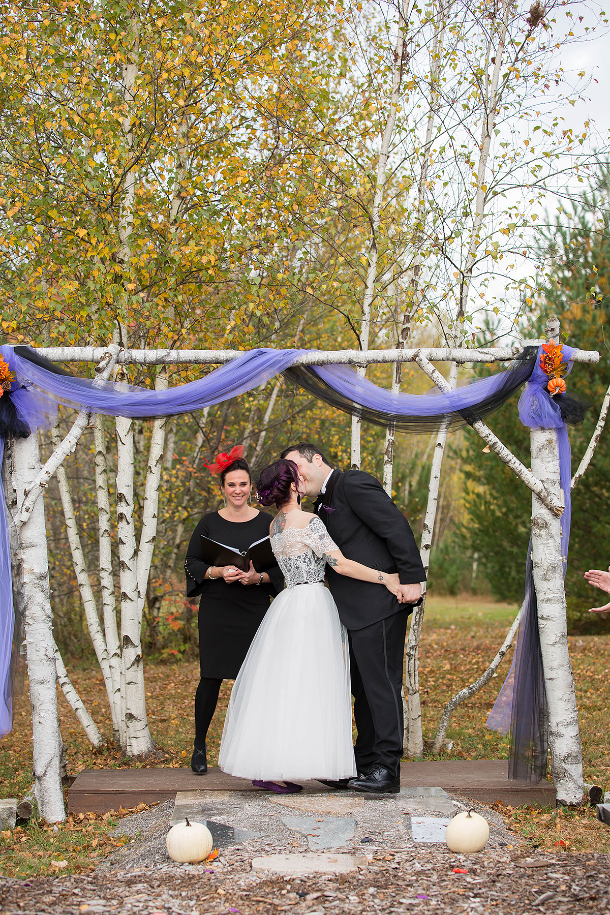 Halloween themed wedding