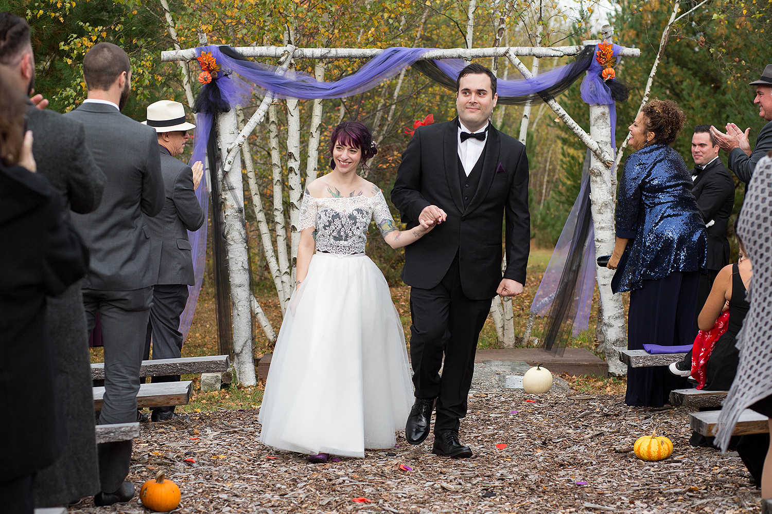 Halloween themed wedding