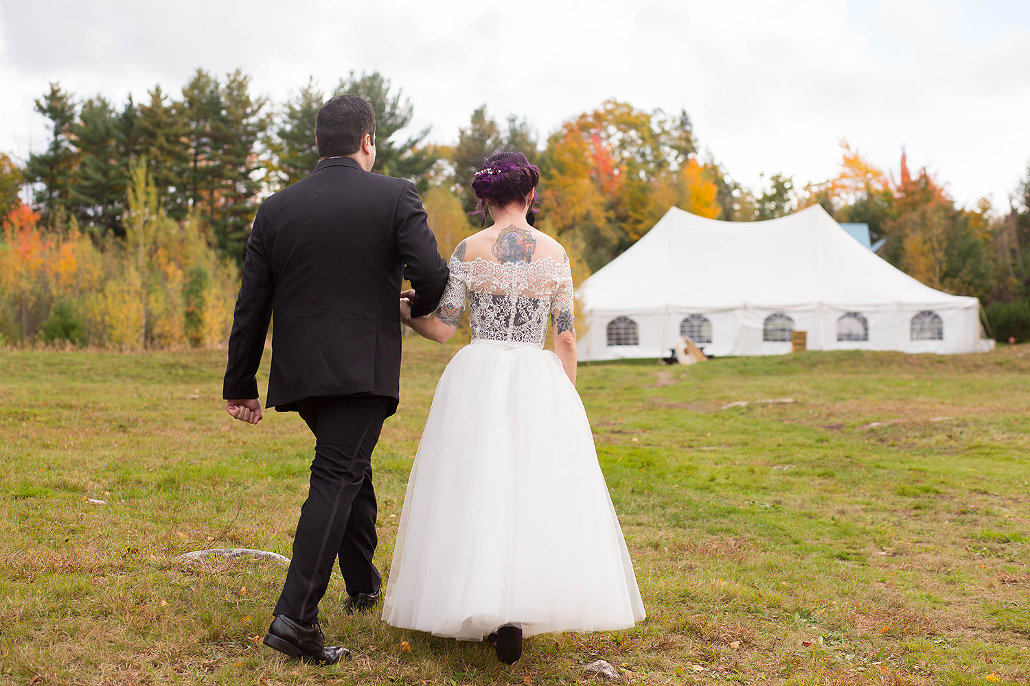 Halloween themed wedding