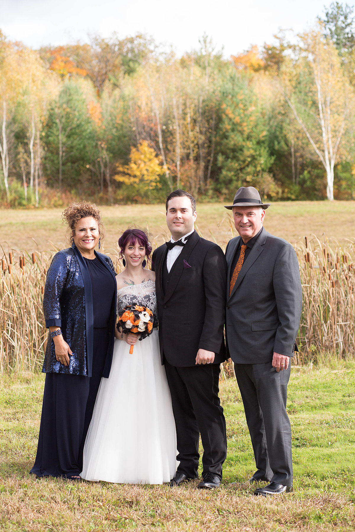 Halloween themed wedding