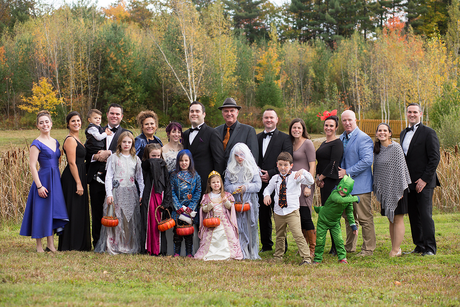 Halloween themed wedding