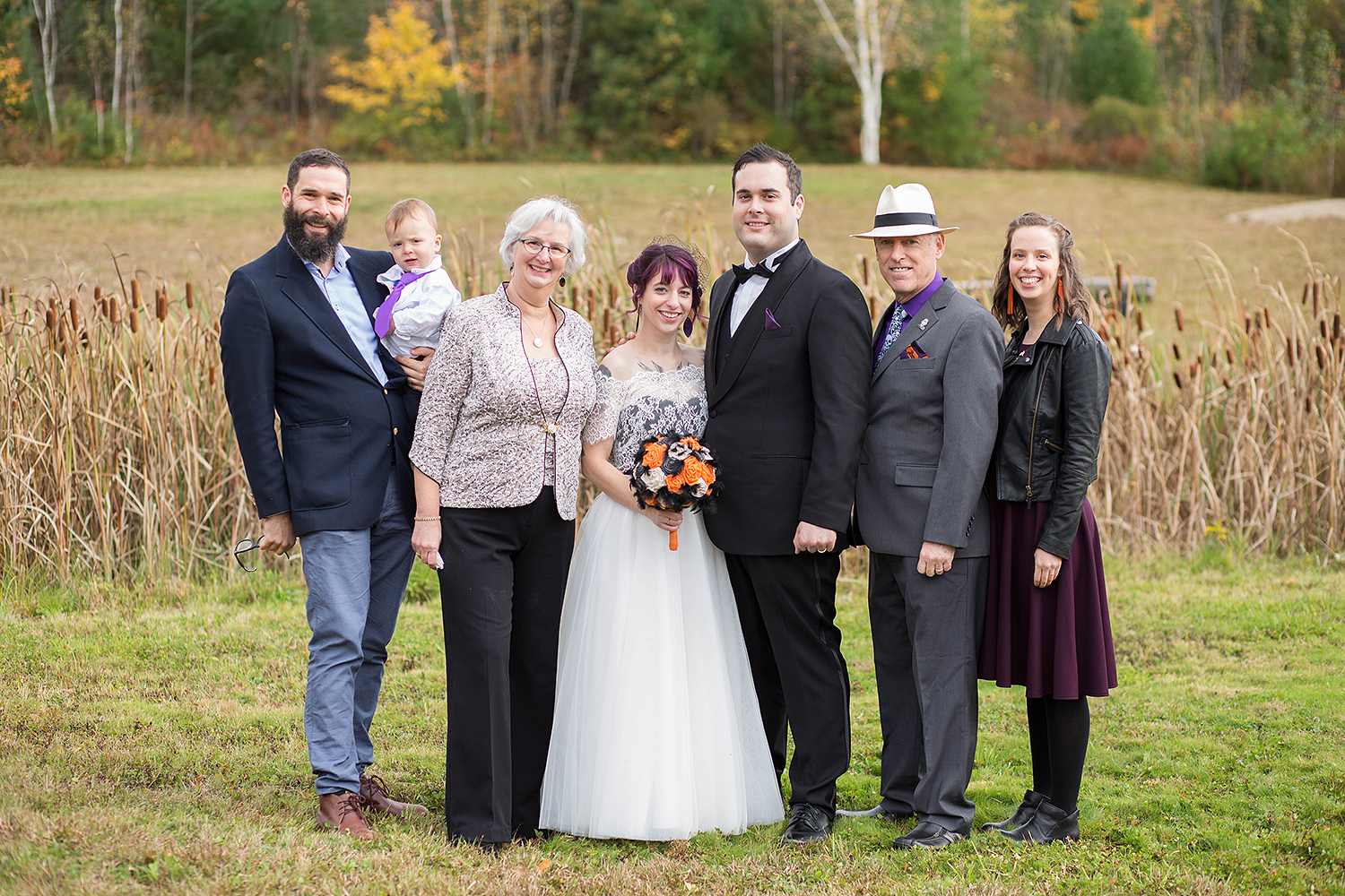 Halloween themed wedding