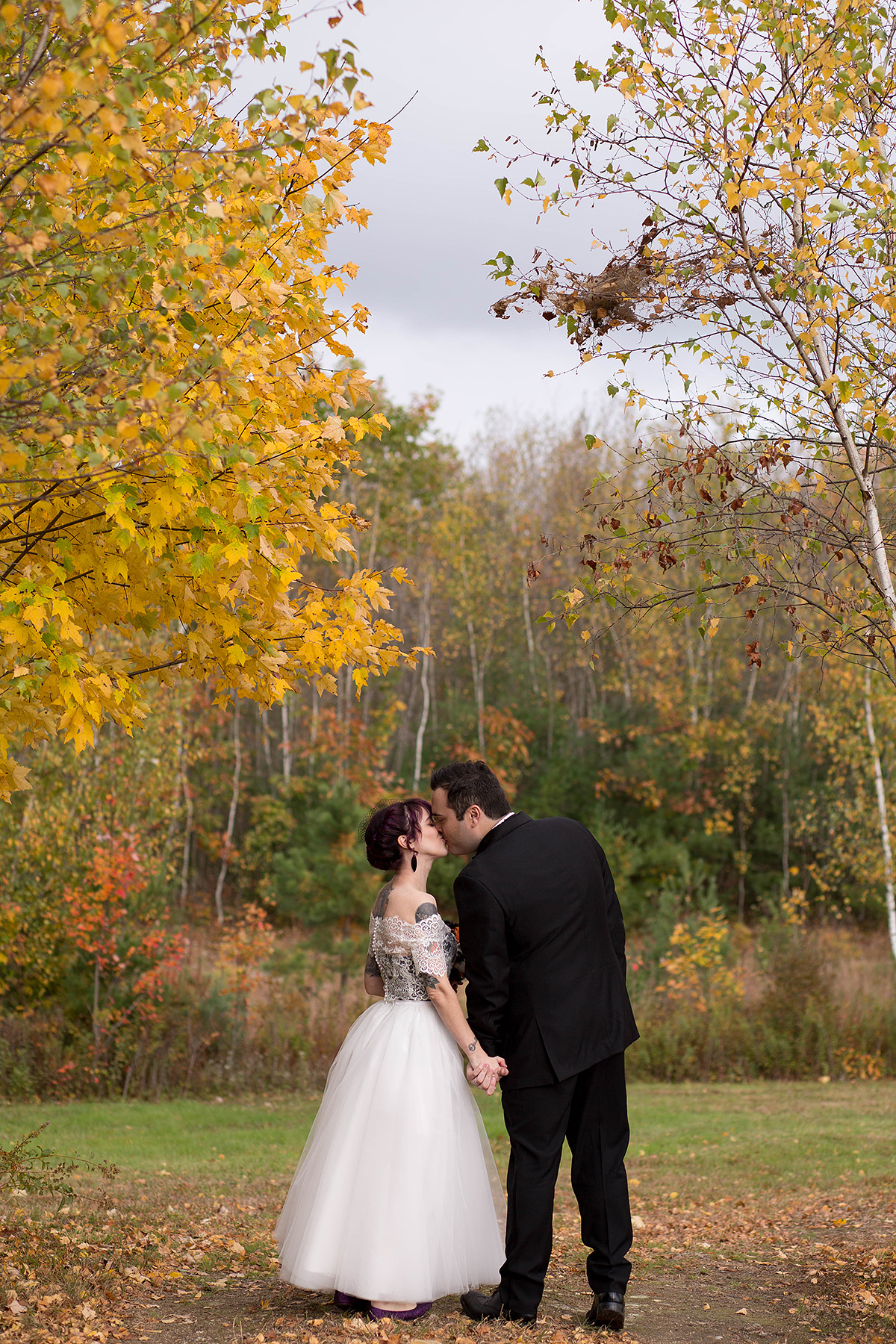 Halloween themed wedding