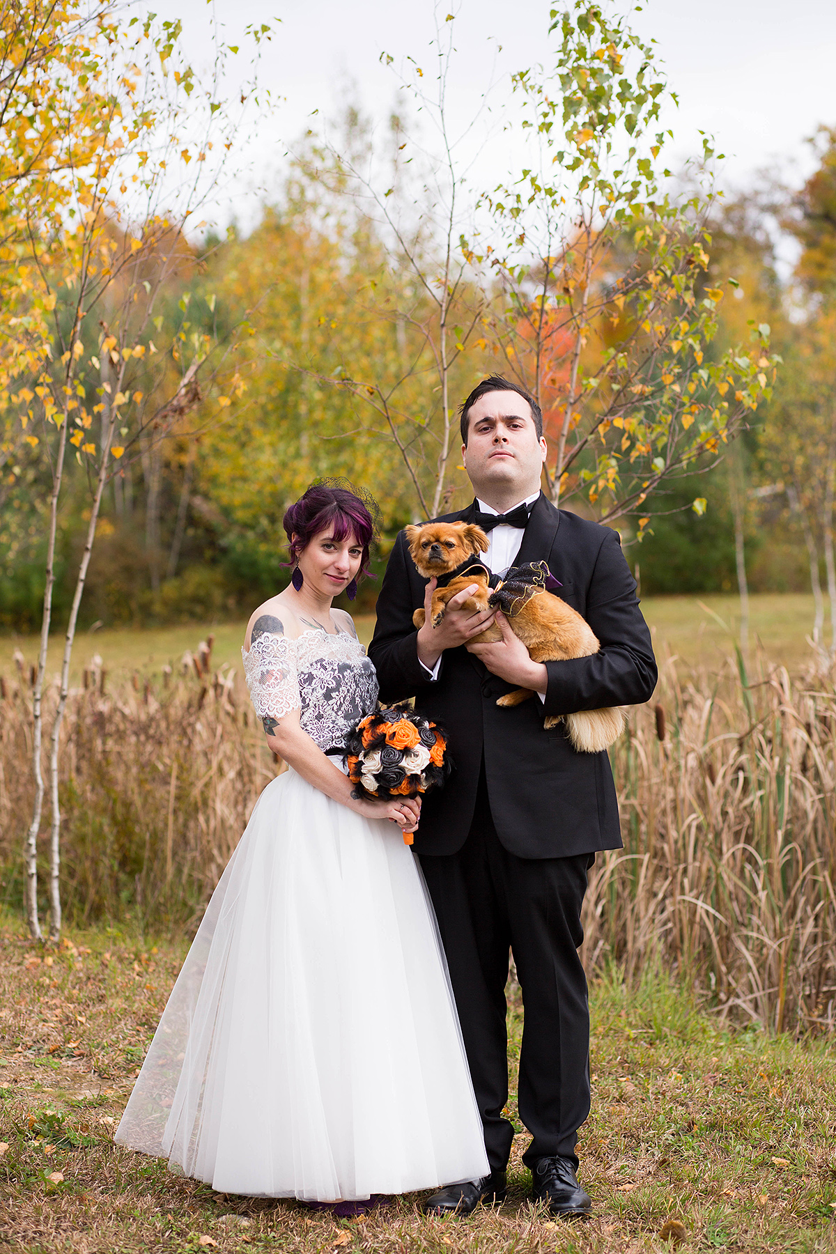 Halloween themed wedding