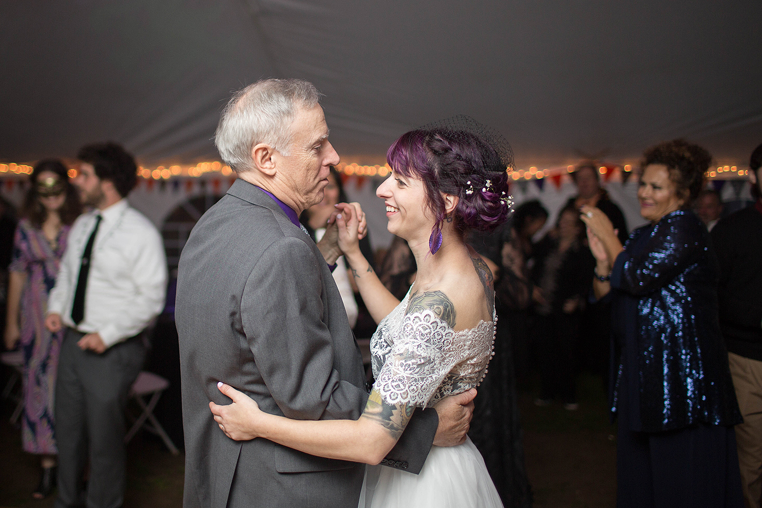 Halloween themed wedding