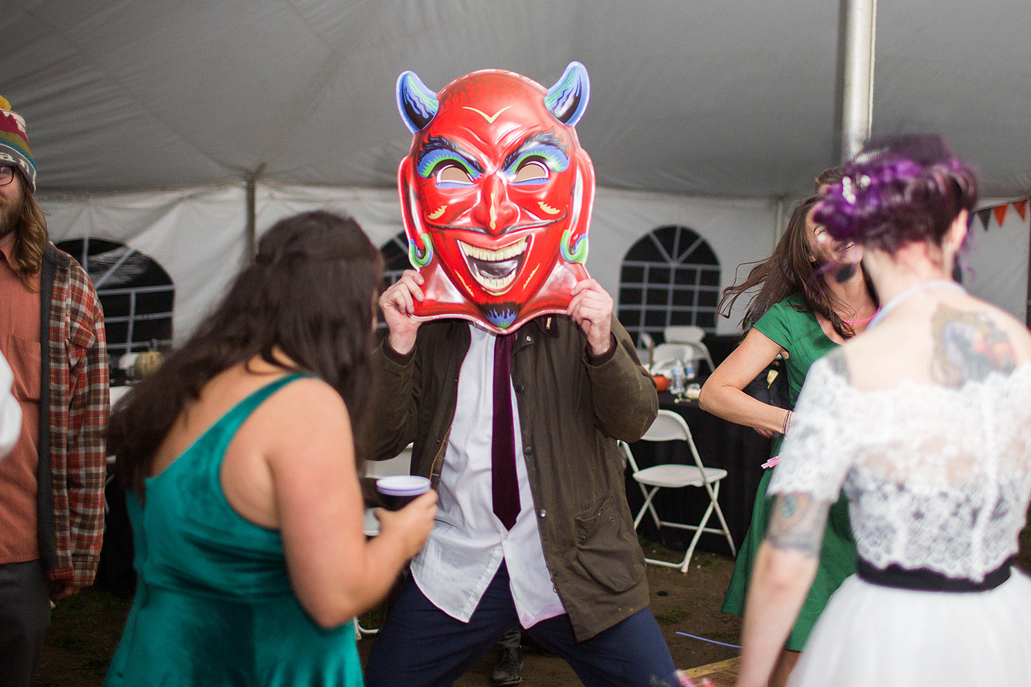 Halloween themed wedding