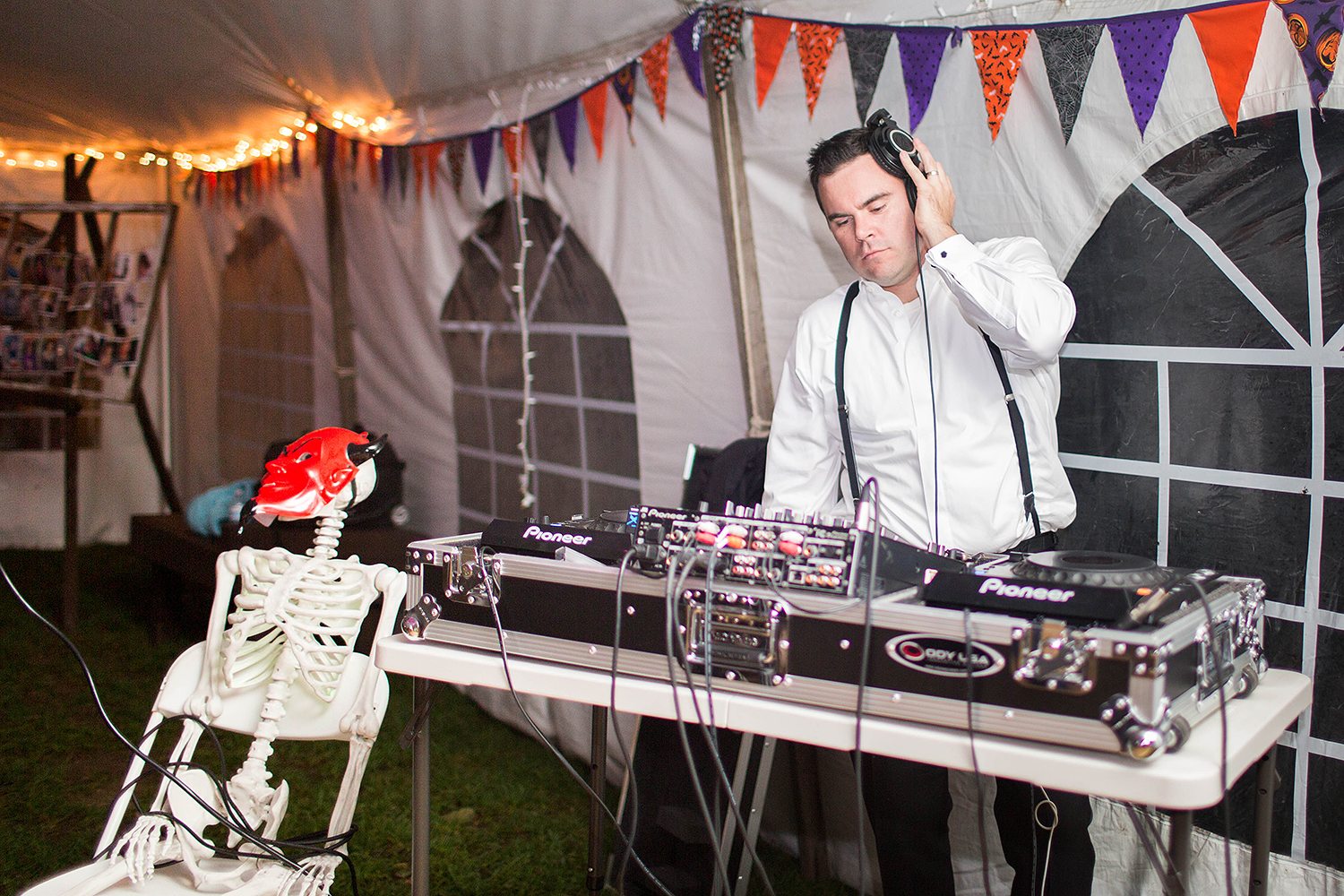 Halloween themed wedding