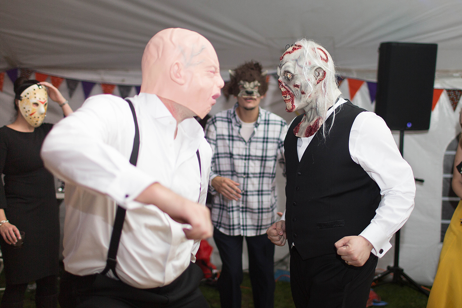 Halloween themed wedding