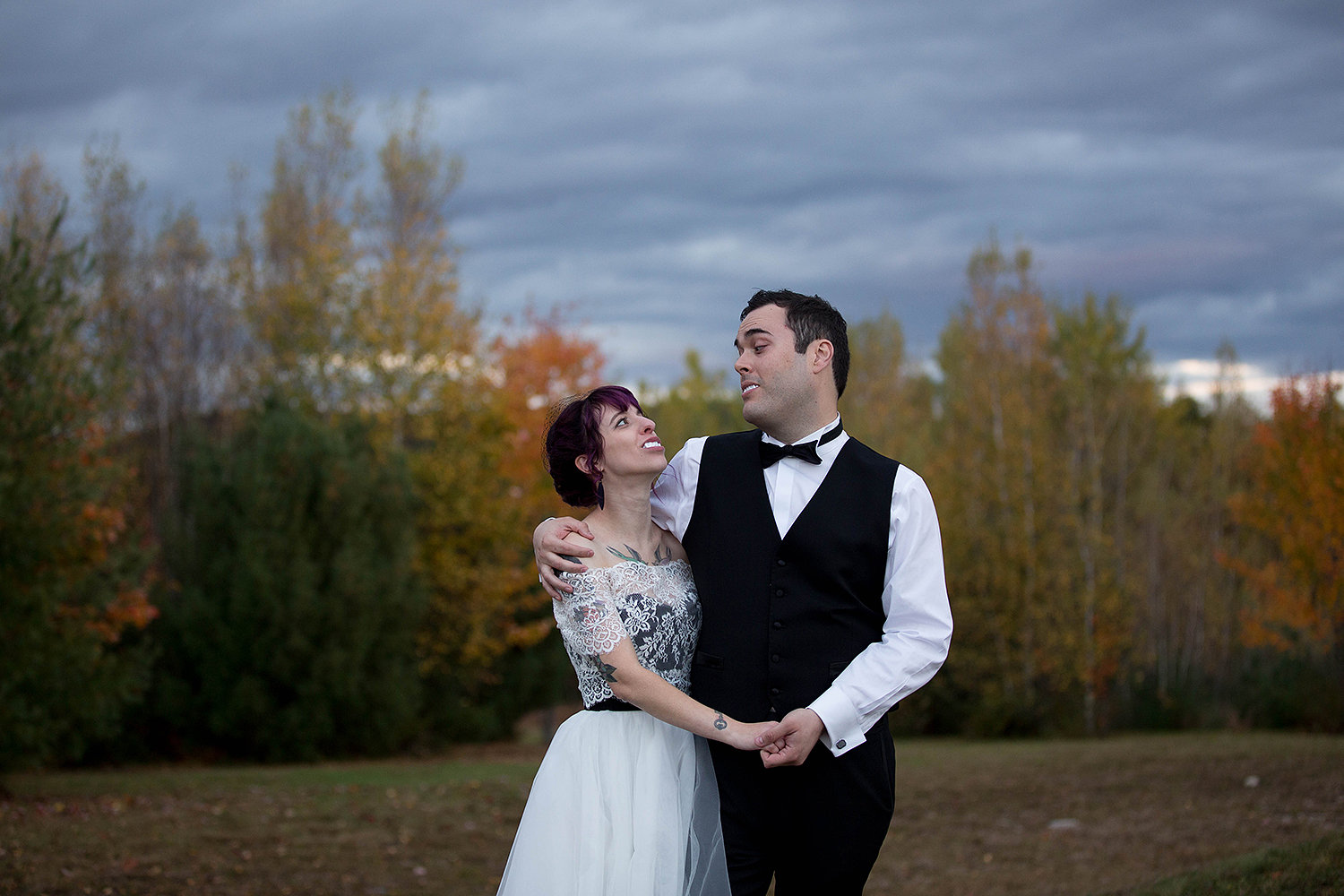 Halloween themed wedding