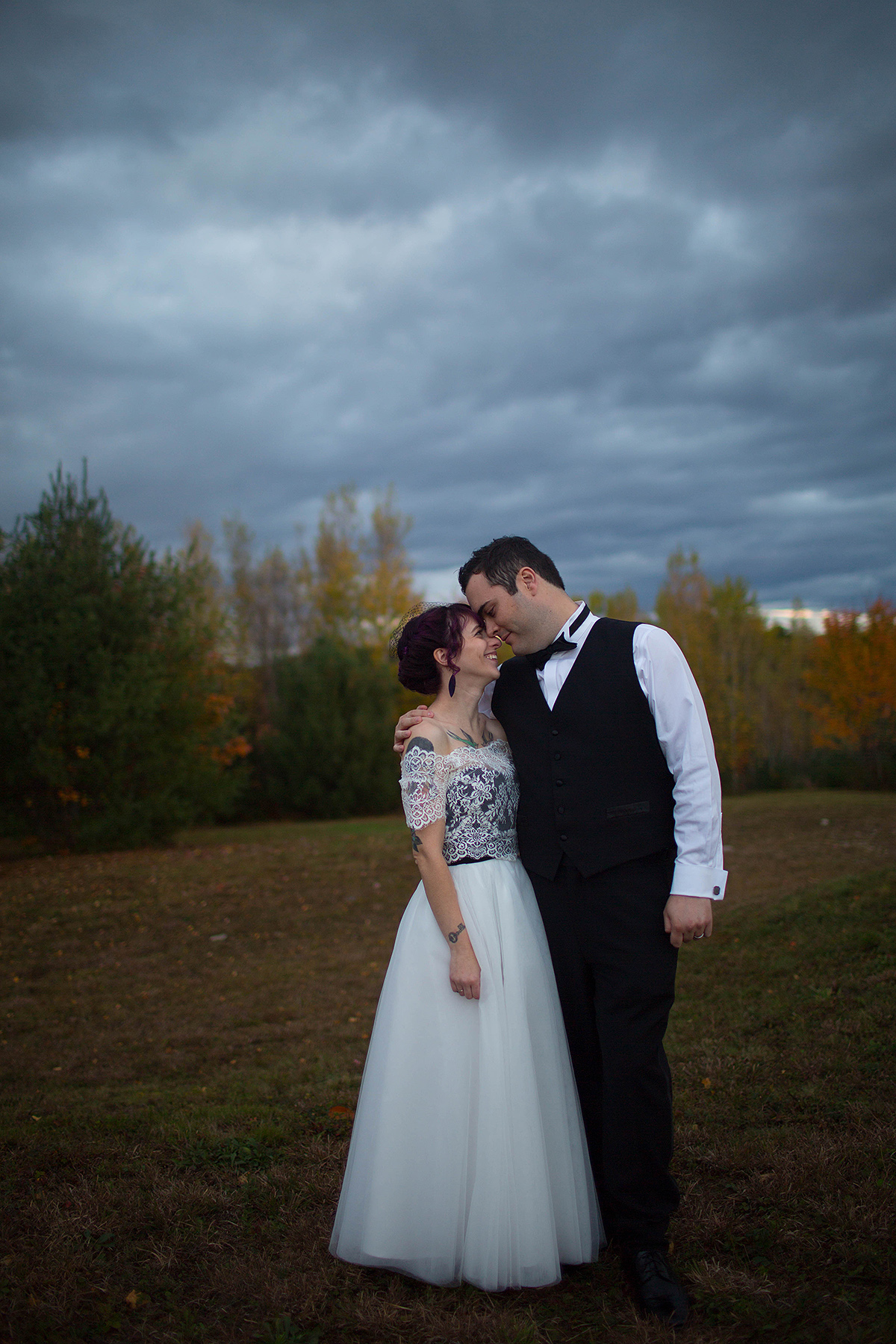 Halloween themed wedding