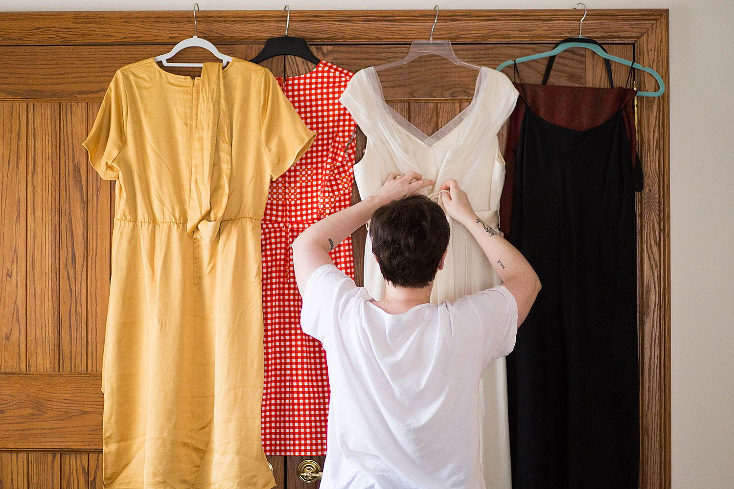 Chris and Sally's wedding at Thielke Arboretum in Glen Rock, NJ