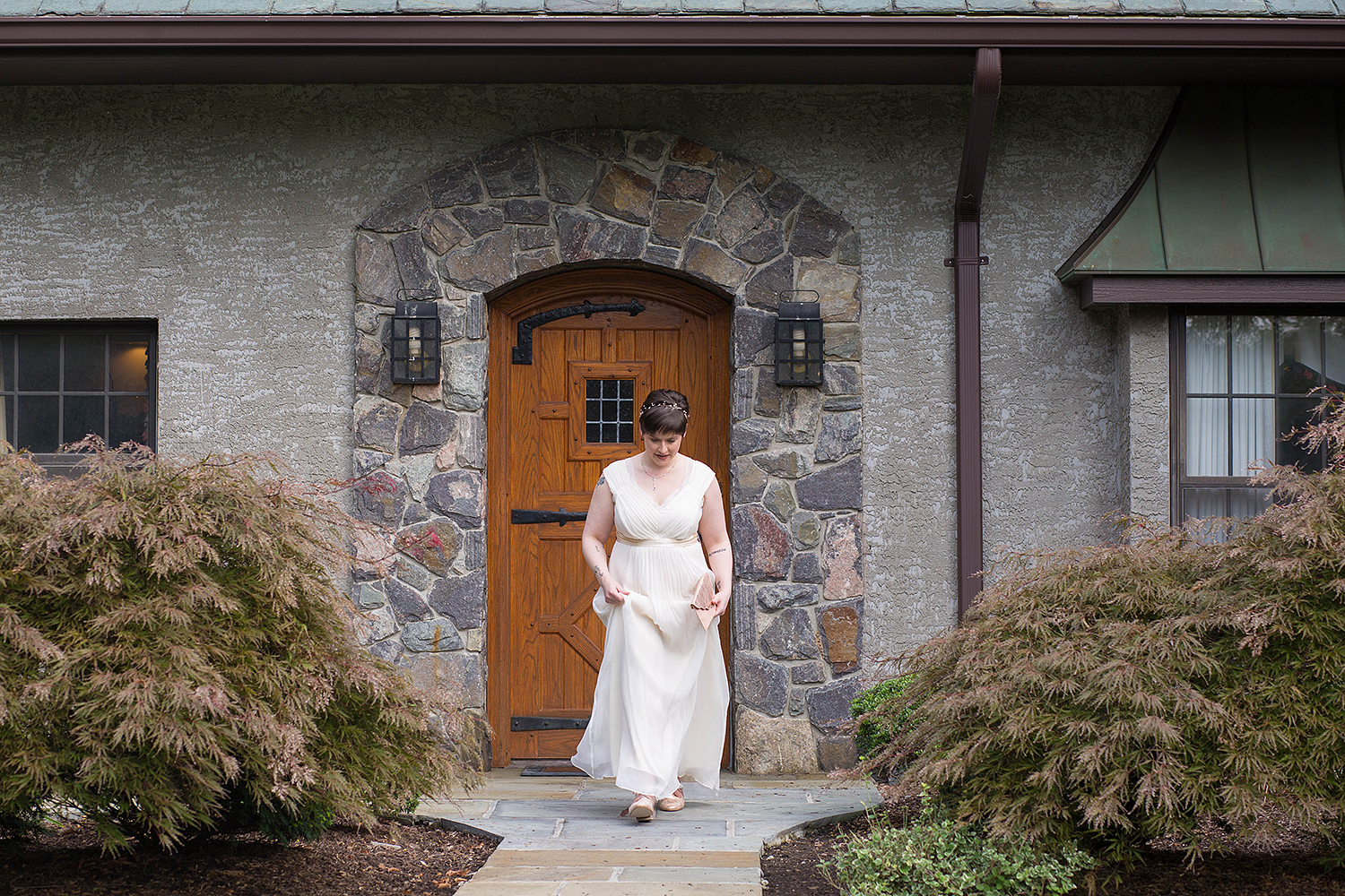 Chris and Sally's wedding at Thielke Arboretum in Glen Rock, NJ