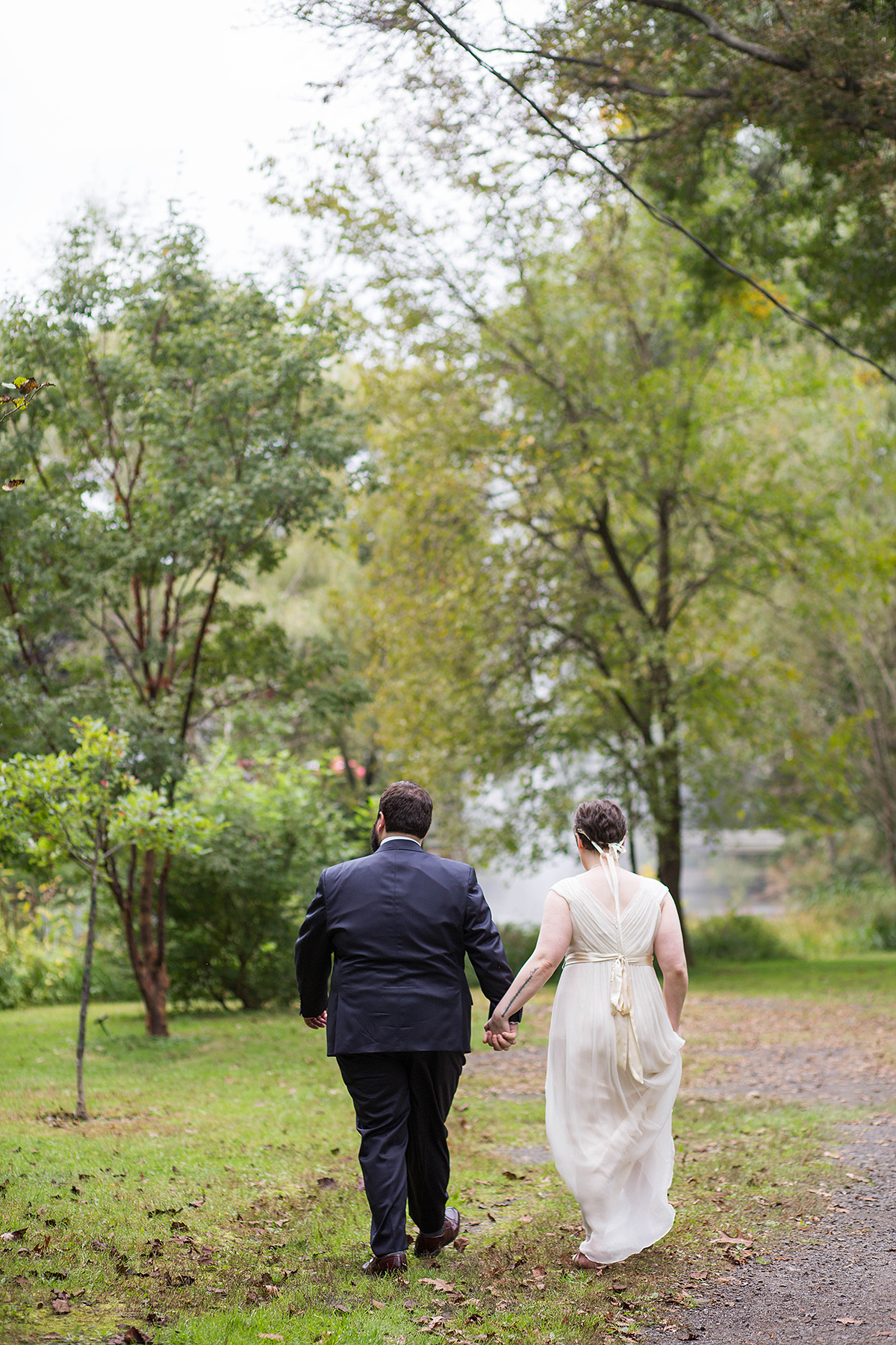 Chris and Sally's wedding at Thielke Arboretum in Glen Rock, NJ