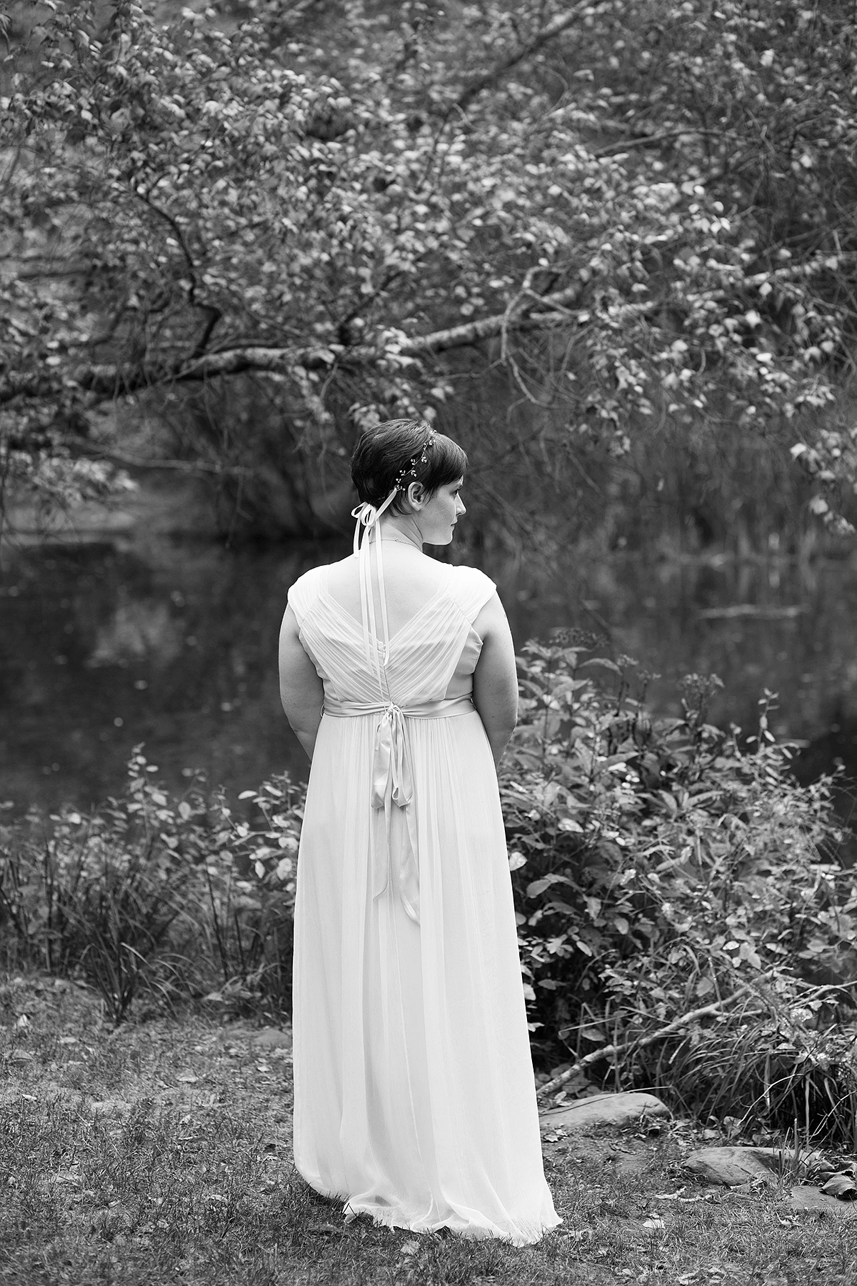 Chris and Sally's wedding at Thielke Arboretum in Glen Rock, NJ