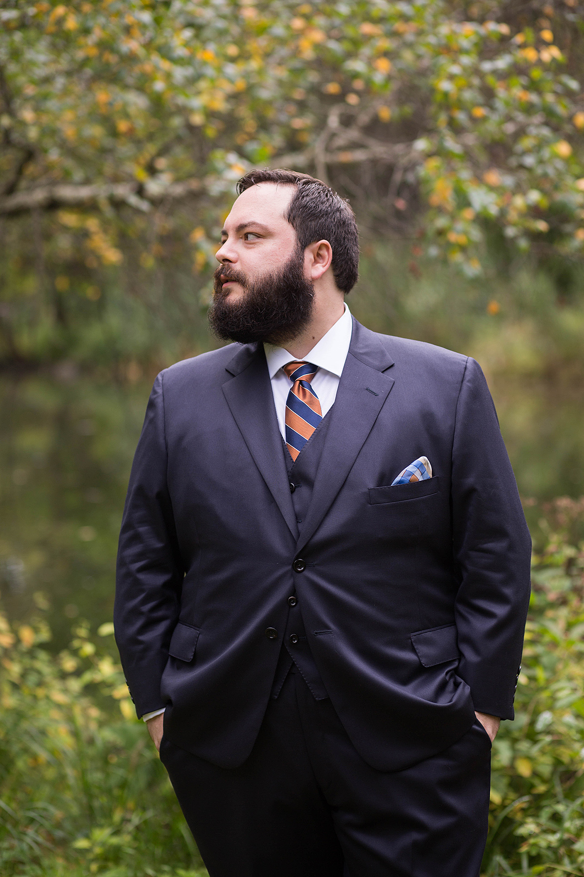 Chris and Sally's wedding at Thielke Arboretum in Glen Rock, NJ