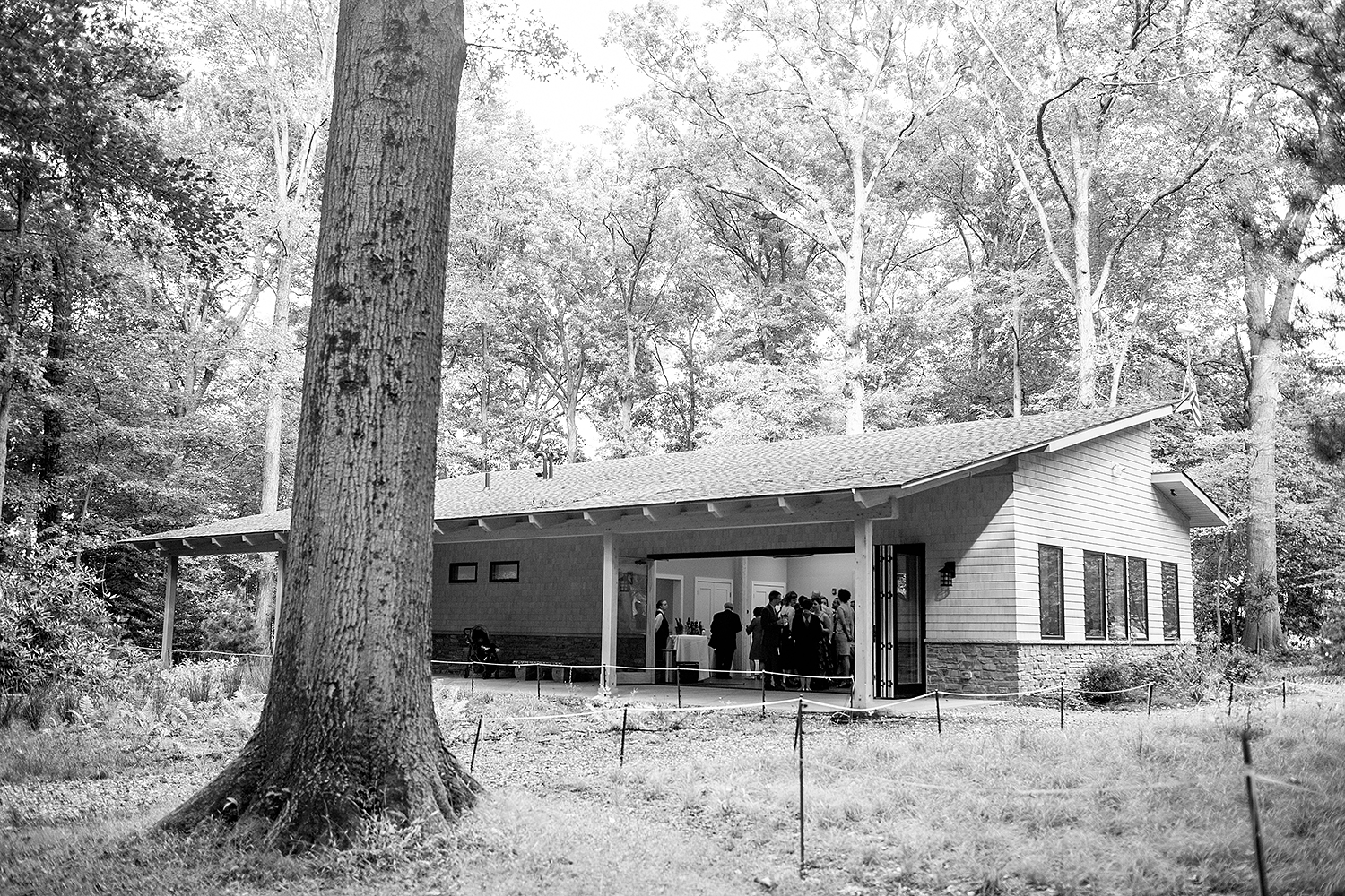 Chris and Sally's wedding at Thielke Arboretum in Glen Rock, NJ