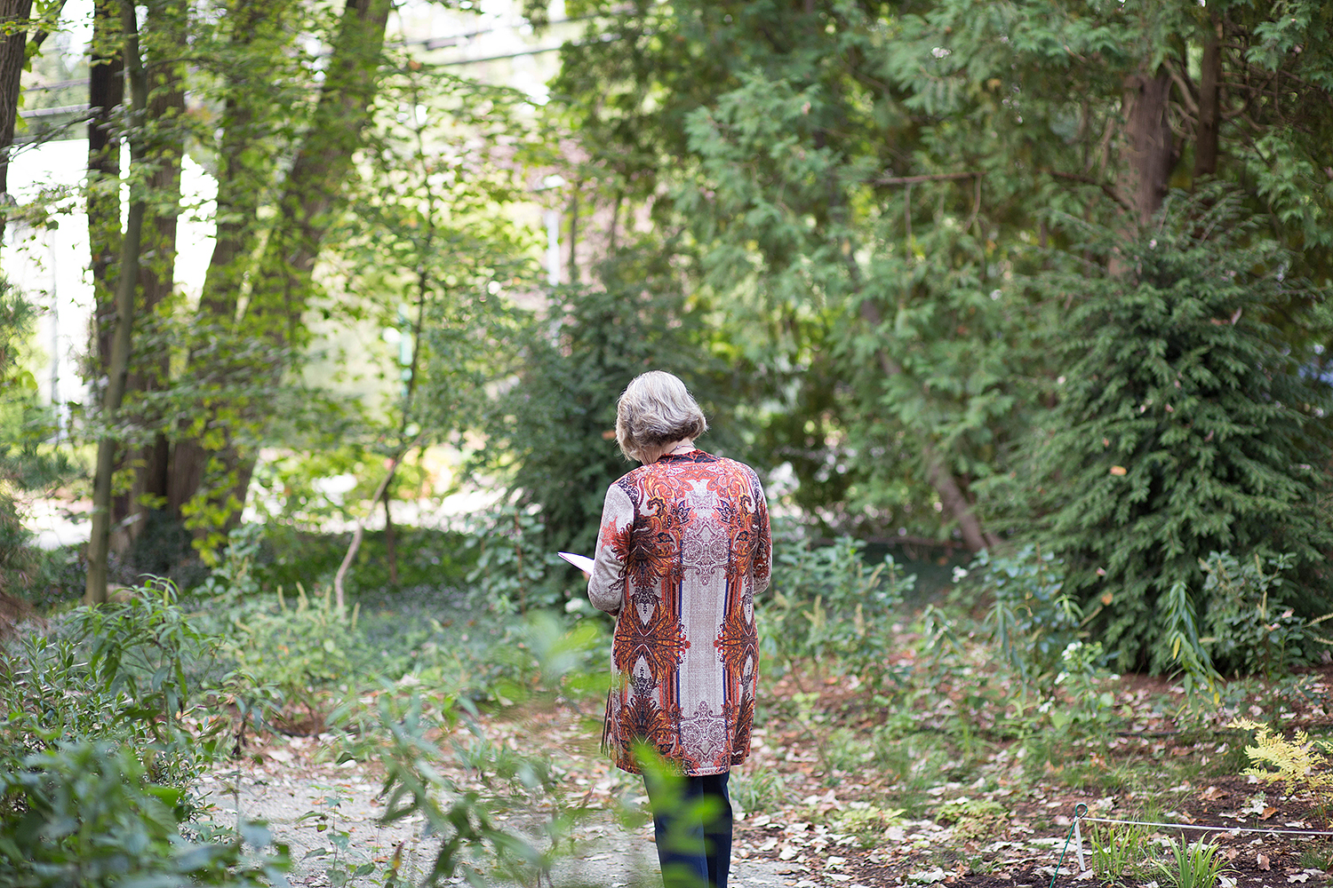 Chris and Sally's wedding at Thielke Arboretum in Glen Rock, NJ