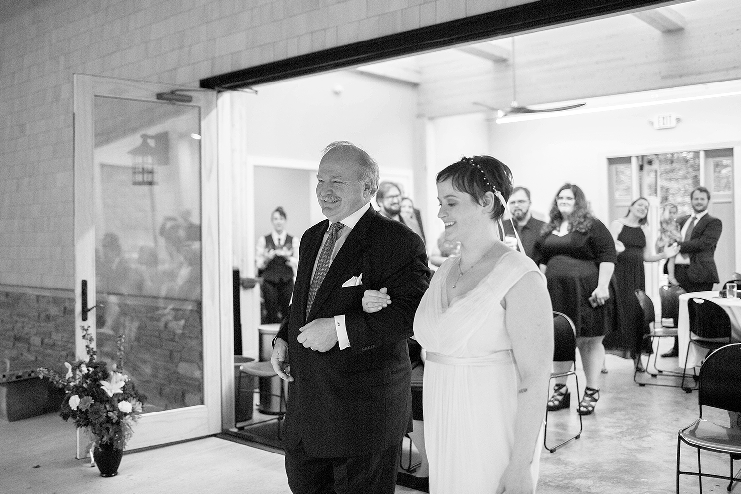 Chris and Sally's wedding at Thielke Arboretum in Glen Rock, NJ