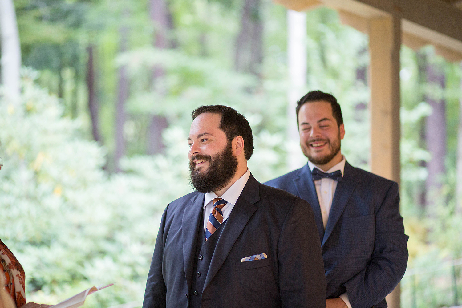 Chris and Sally's wedding at Thielke Arboretum in Glen Rock, NJ