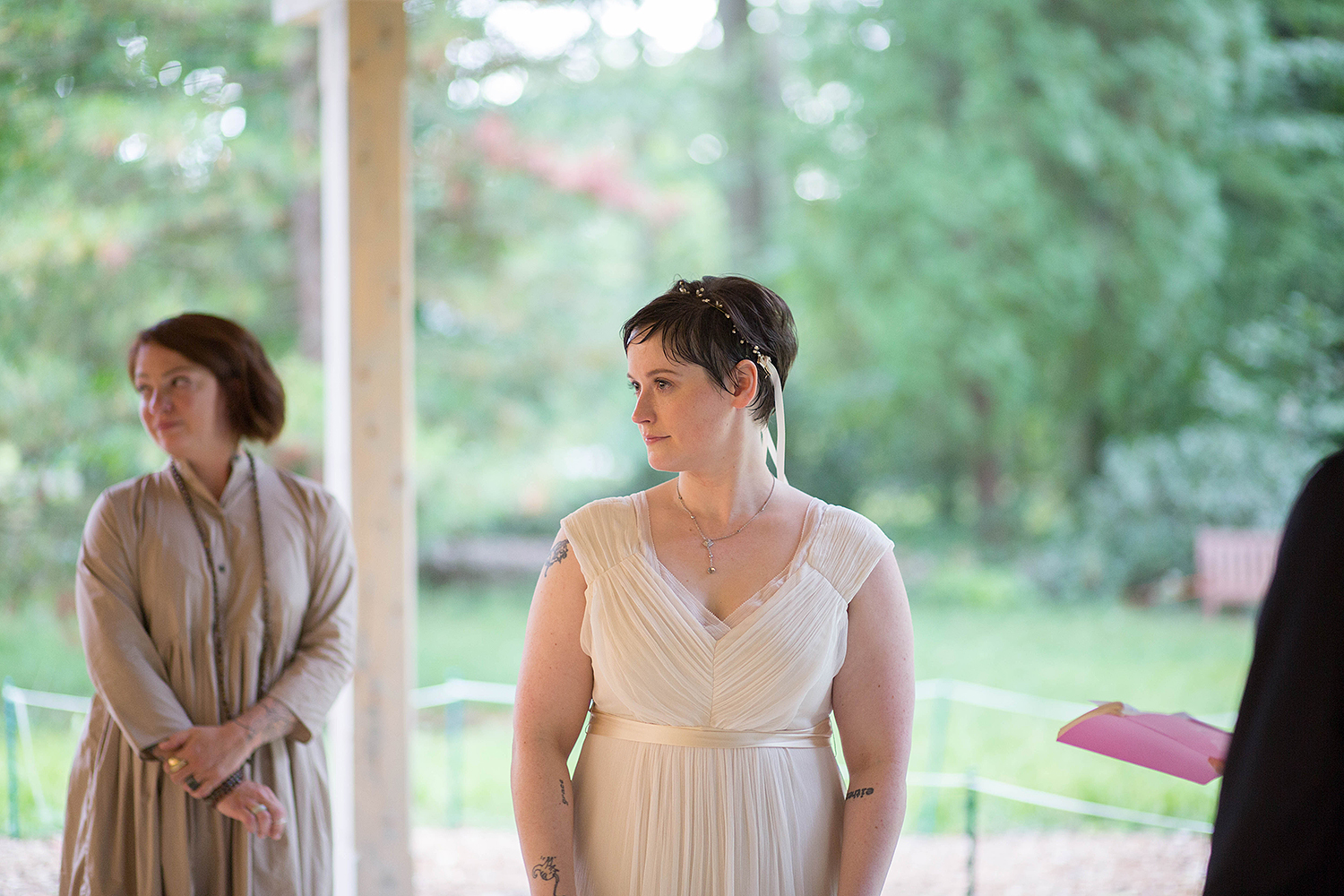 Chris and Sally's wedding at Thielke Arboretum in Glen Rock, NJ