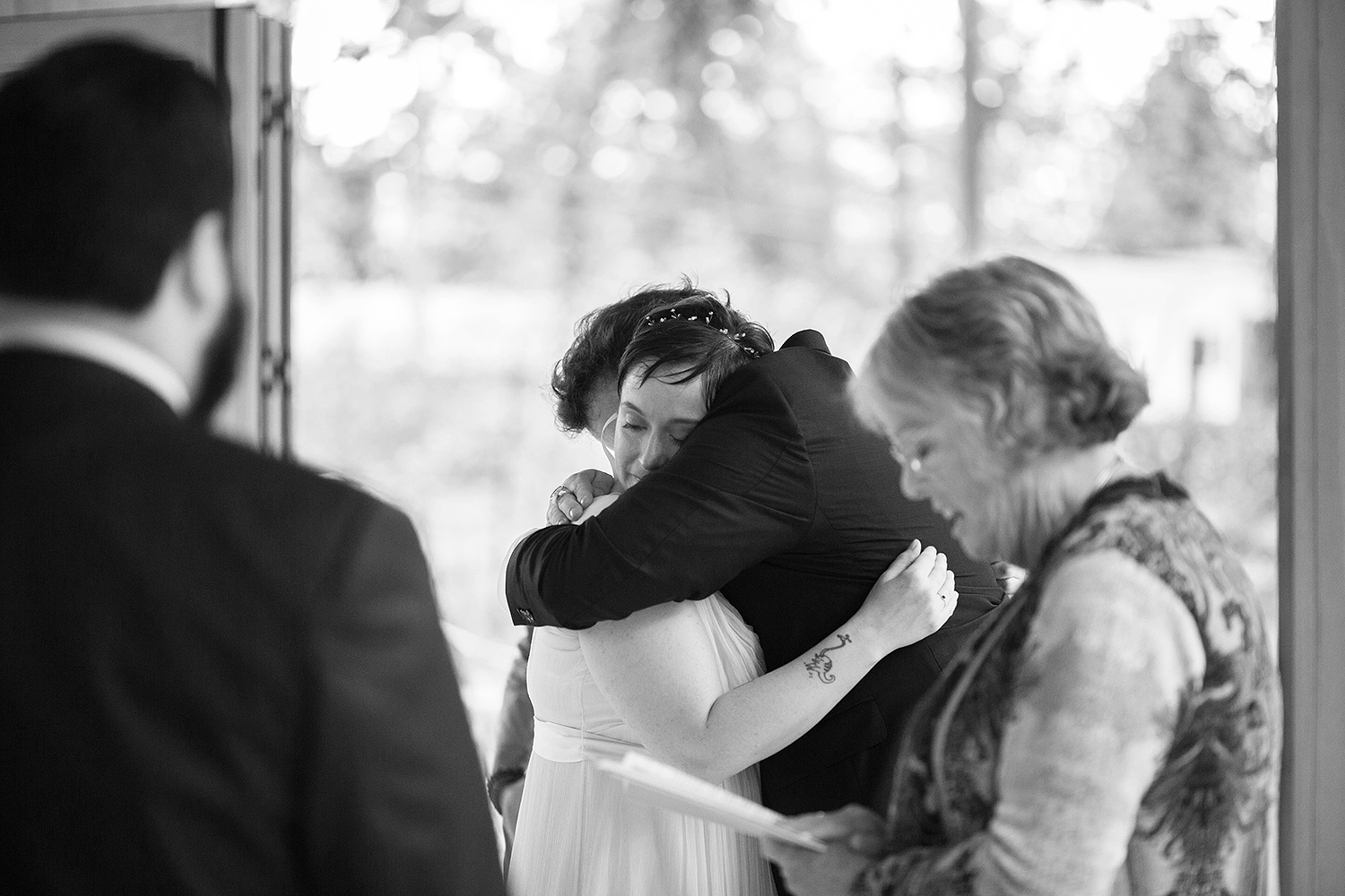 Chris and Sally's wedding at Thielke Arboretum in Glen Rock, NJ