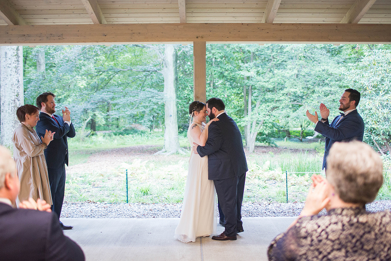 Chris and Sally's wedding at Thielke Arboretum in Glen Rock, NJ