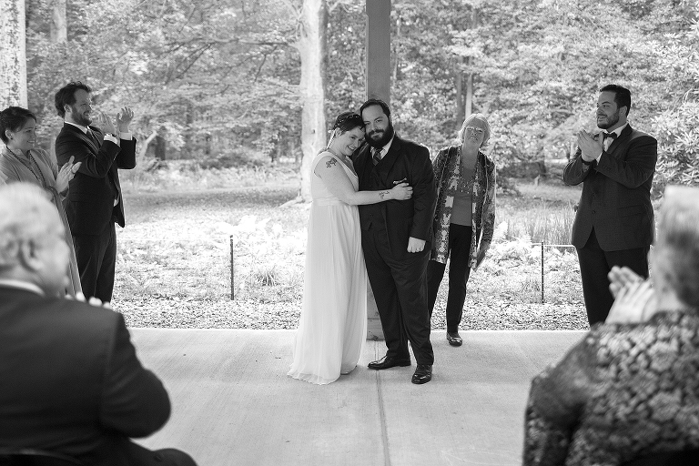 Chris and Sally's wedding at Thielke Arboretum in Glen Rock, NJ