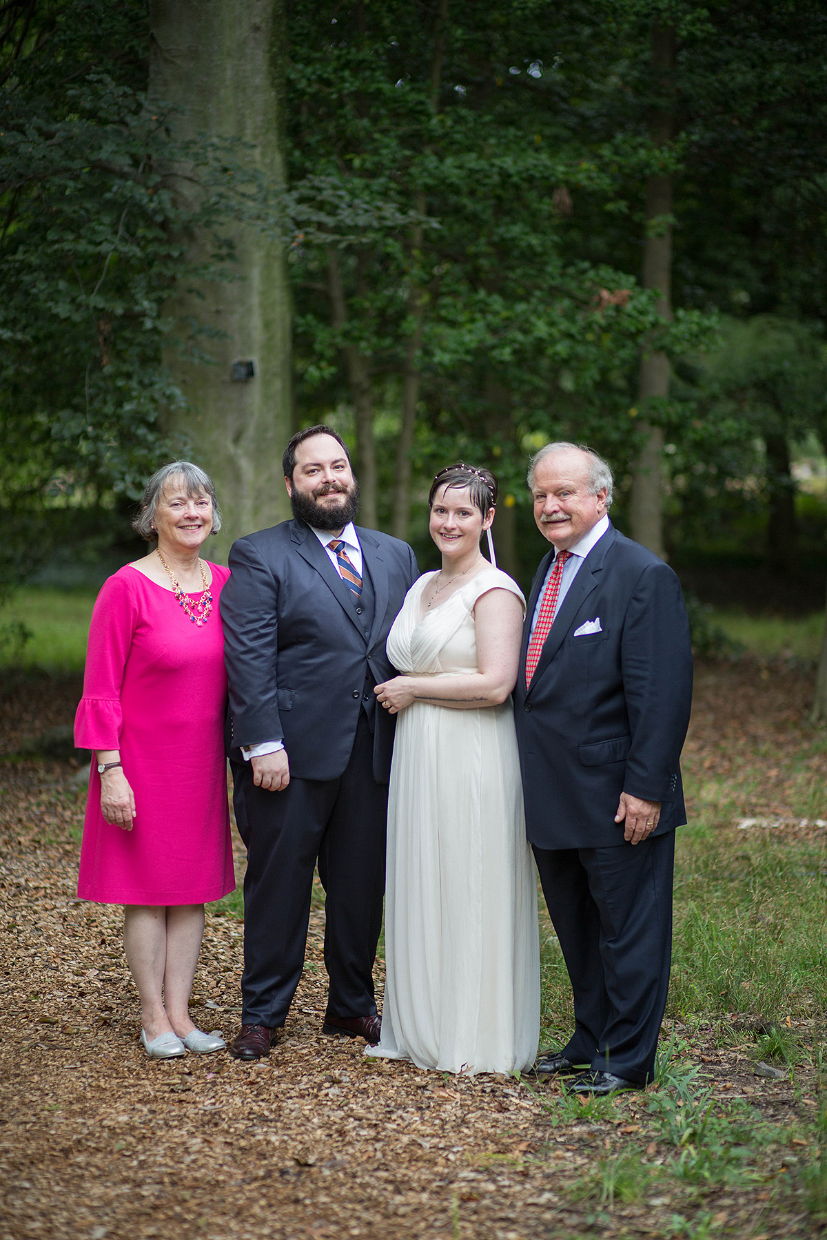 Chris and Sally's wedding at Thielke Arboretum in Glen Rock, NJ