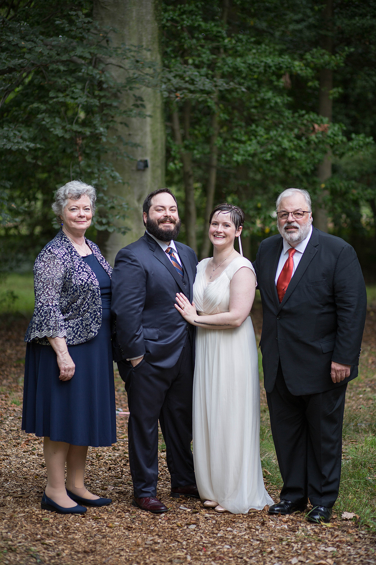 Chris and Sally's wedding at Thielke Arboretum in Glen Rock, NJ