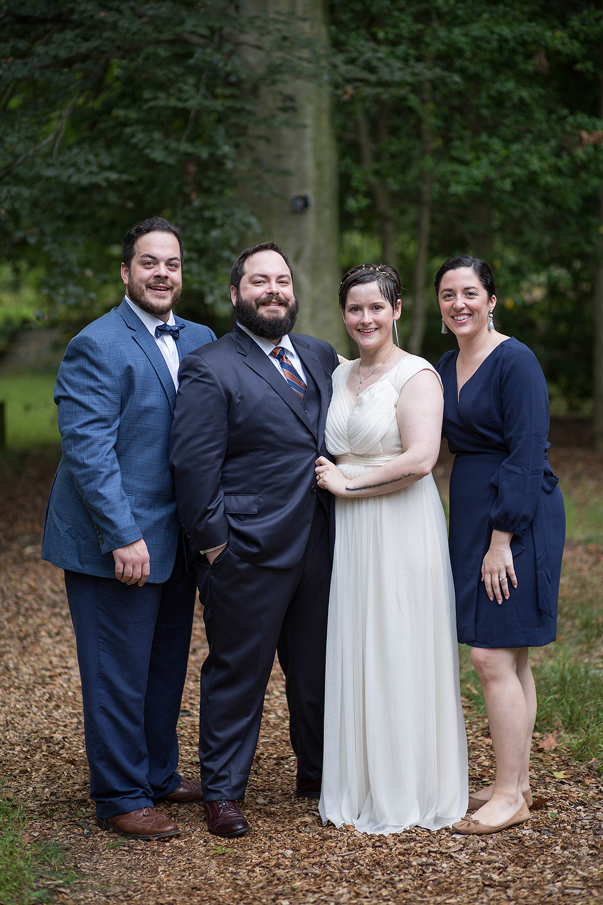 Chris and Sally's wedding at Thielke Arboretum in Glen Rock, NJ