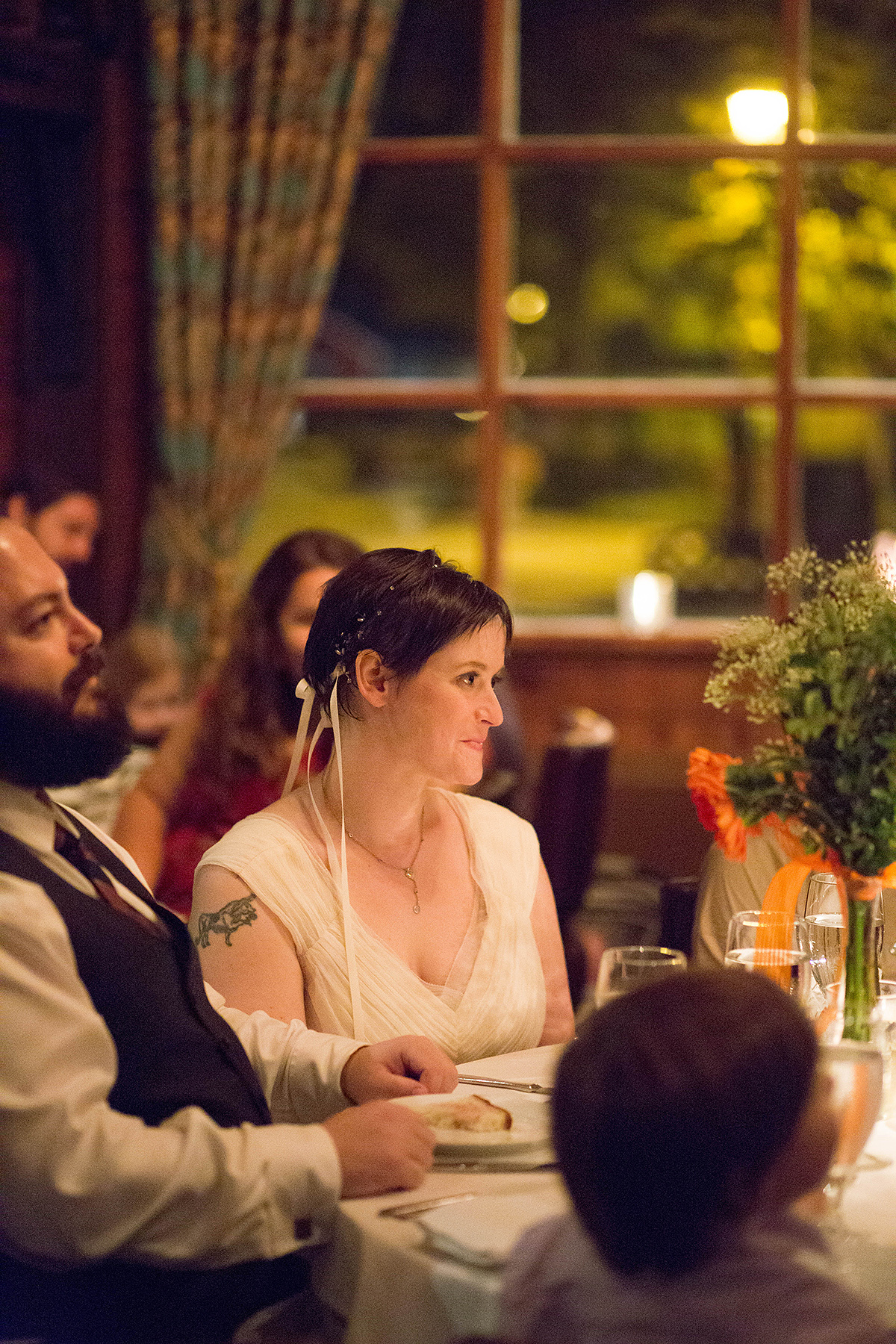 Chris and Sally's wedding reception at Saddle River Inn