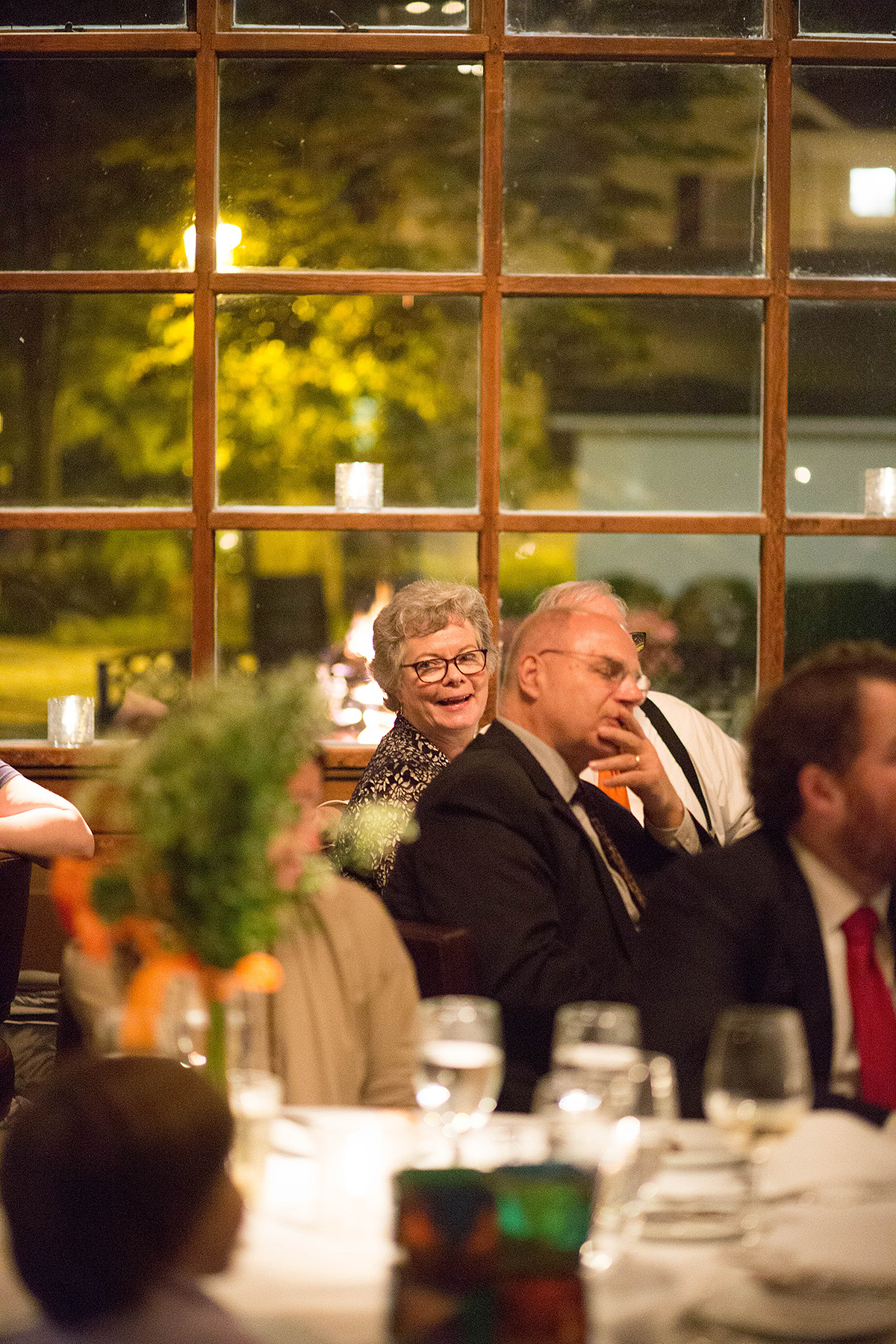 Chris and Sally's wedding reception at Saddle River Inn