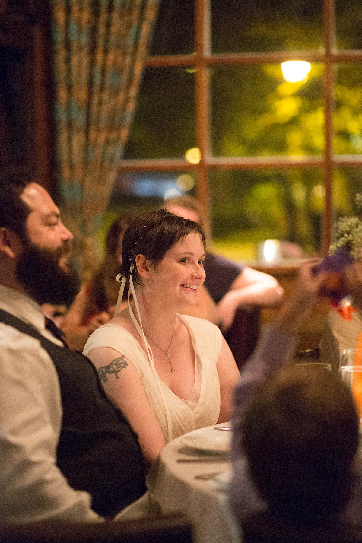 Chris and Sally's wedding reception at Saddle River Inn